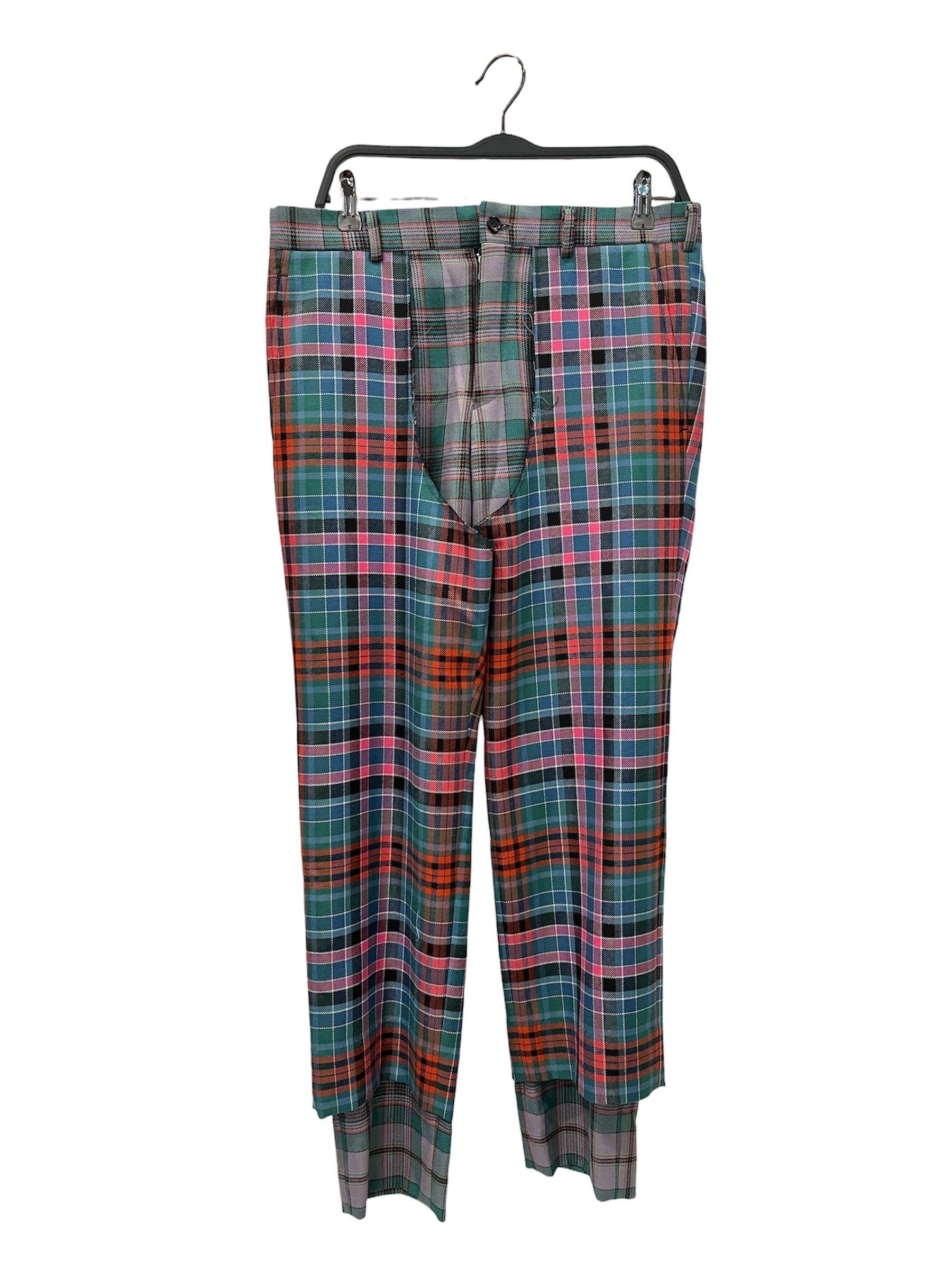 COMME des GARCONS HOMME PLUS/Straight Pants/M/Multicolor/Wool/Plaid/PL-P013 view 1