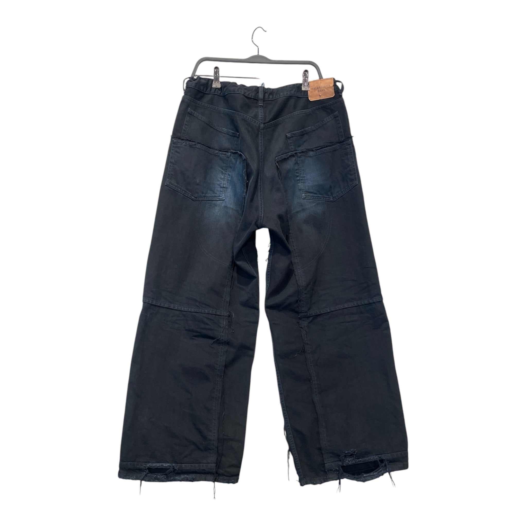 BALENCIAGA/Pants/L/Cotton/BLK/2024 DOUBLE KNEE view 2