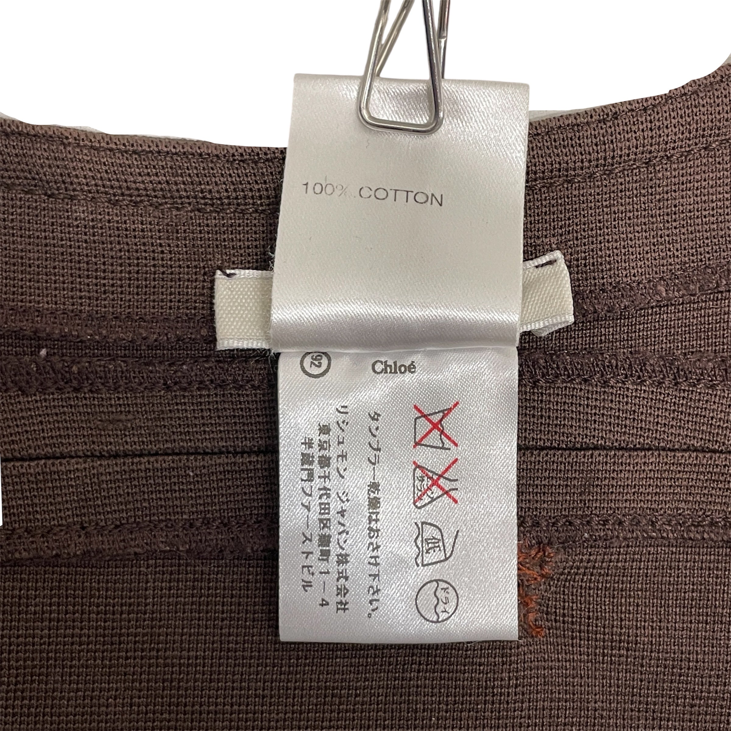 Chloe/SS Dress/M/Cotton/BRW view 4