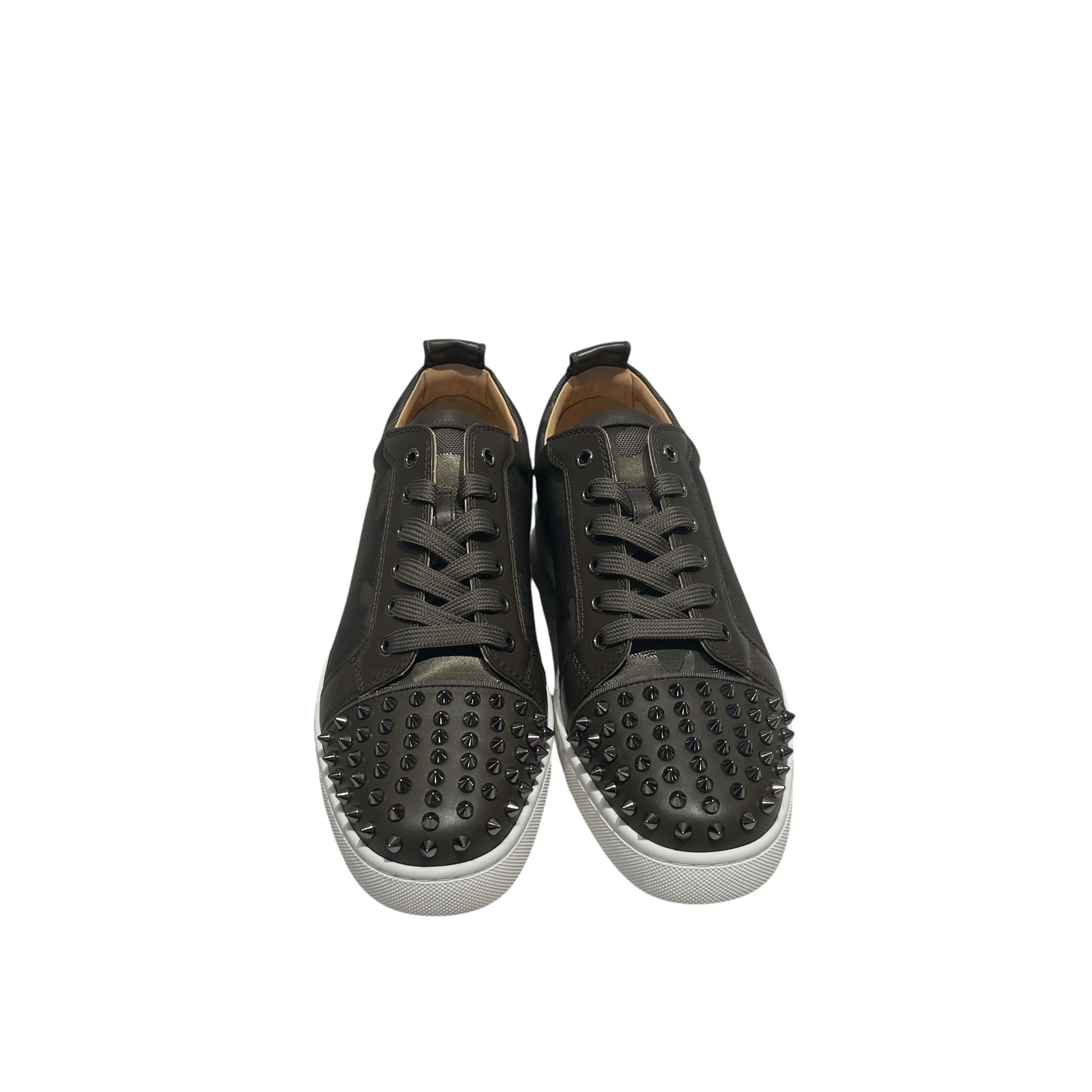 Christian Louboutin/Low-Sneakers/EU 42.5/Camouflage/Nylon/GRN/Army Junior Spikes view 2