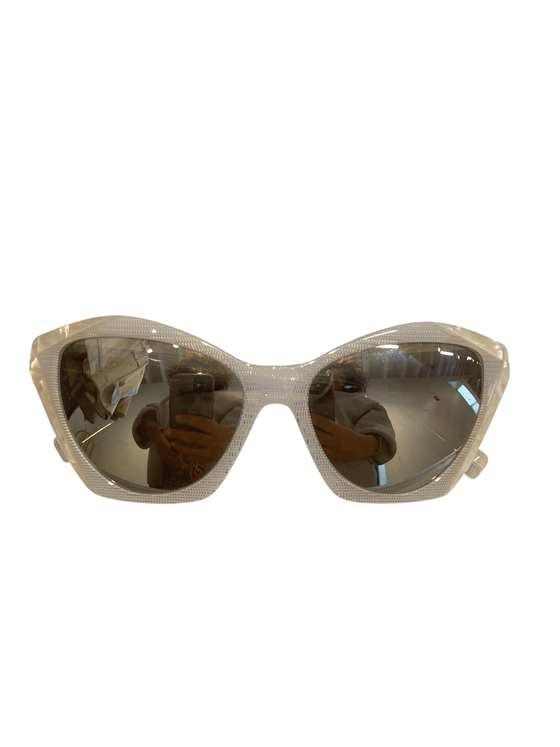 alain mikli/Sunglasses/Celluloid/WHT/PEARL SIDES view 4