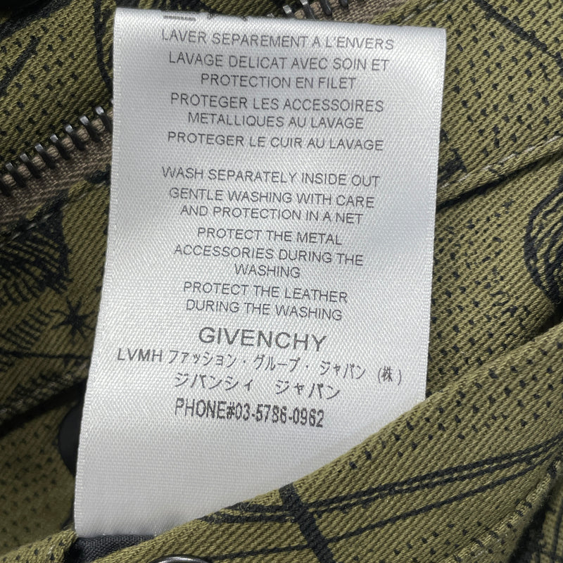 GIVENCHY/Military Jkt/50/Cotton/GRN/Graphic/ASTRAL MAP