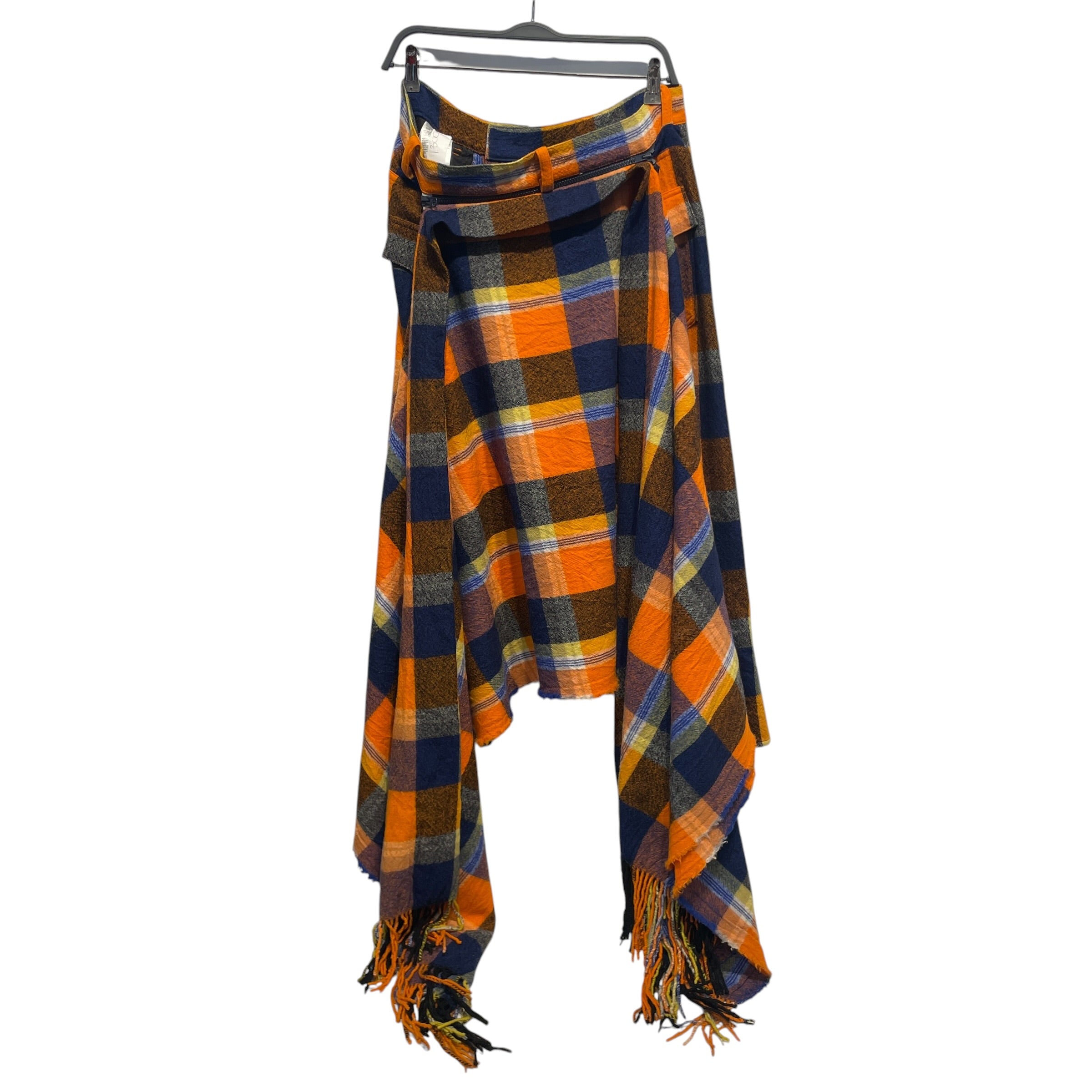 Y-3/Pants/S/Wool/ORN/Plaid/RUNWAY PANTS DETACH CAPE view 2