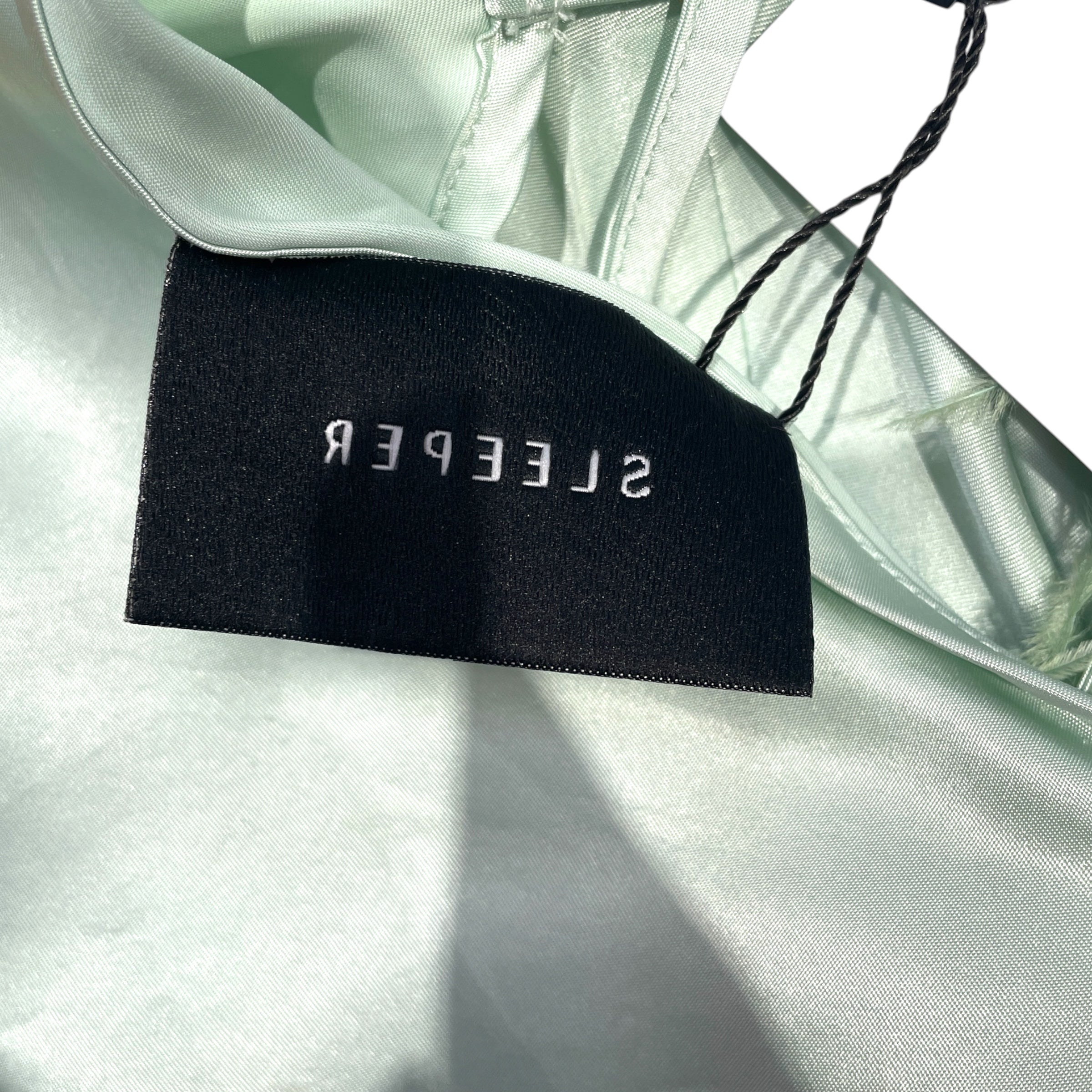 SLEEPER/Dress/M/Silk/GRN/GREEN FEATHER DRESS view 3