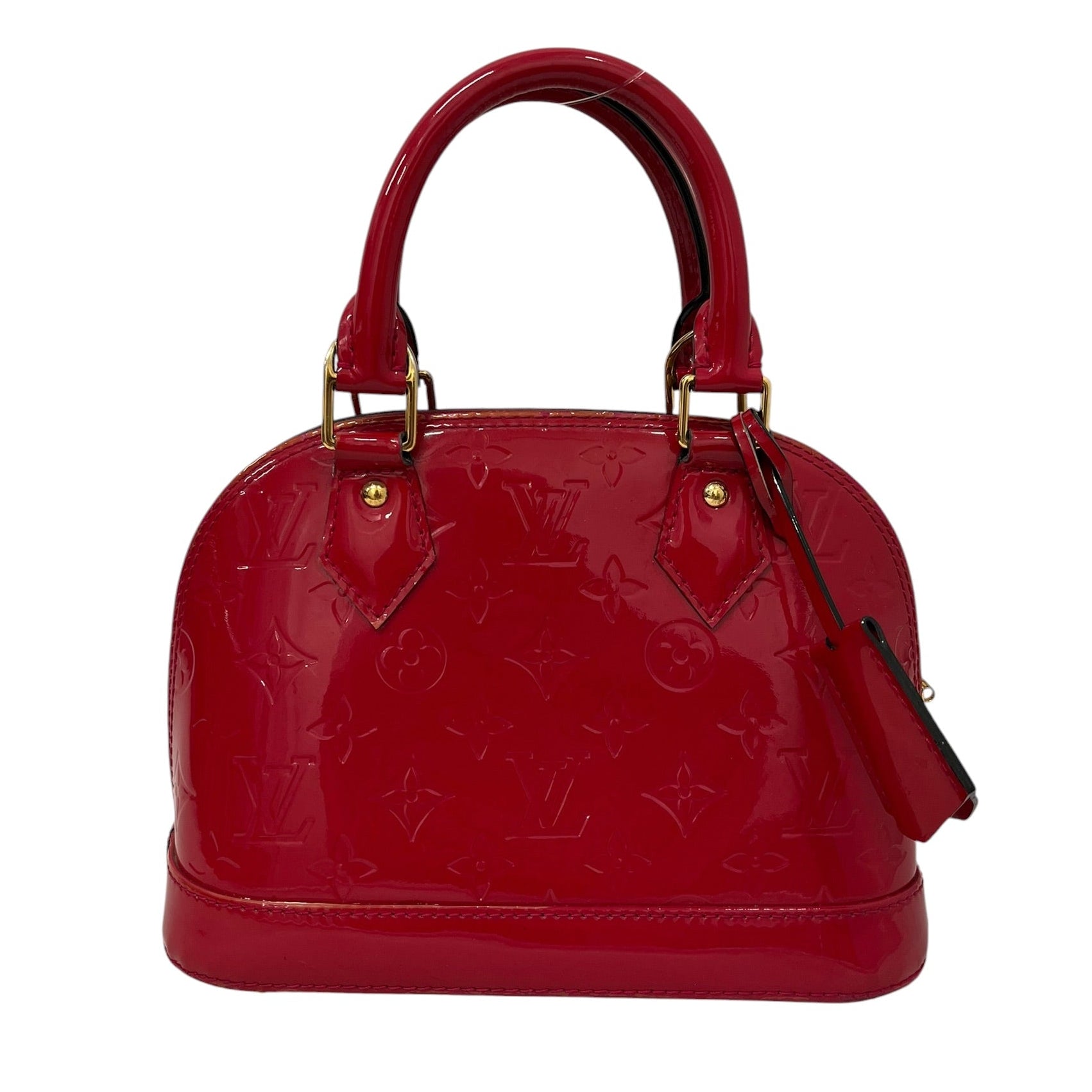 LOUIS VUITTON/Hand Bag/Monogram/Leather/RED/ALMA HAND BAG view 1