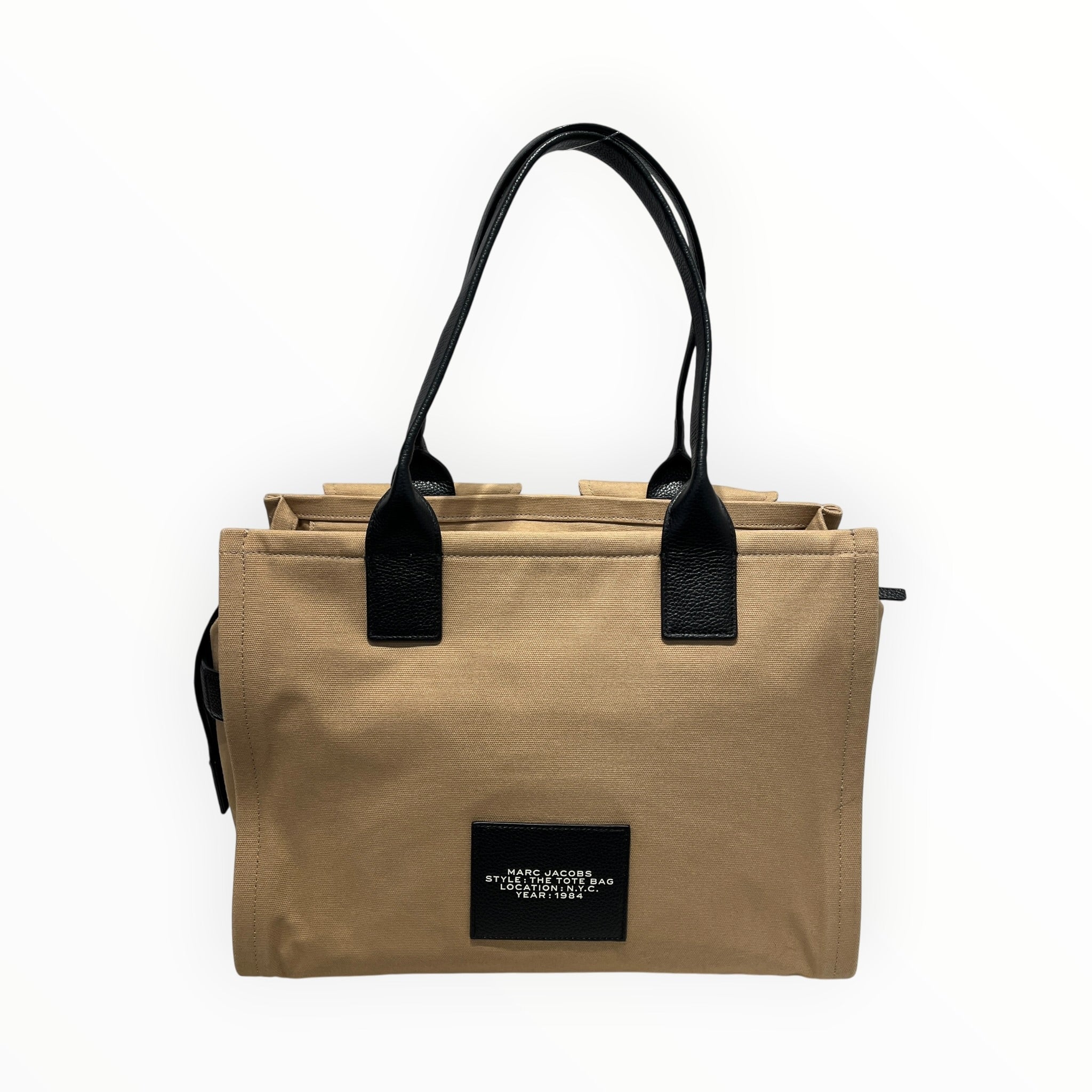 MARC JACOBS/Tote Bag/Graphic/Cotton/BEG/The Cargo Canvas Tote Shop Bag view 2