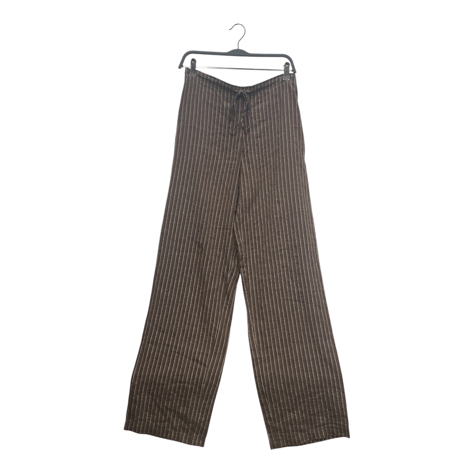 BURBERRY LONDON/Bottoms/4/Stripe/Rayon/BRW/METTALIC VERT STRIPES view 1