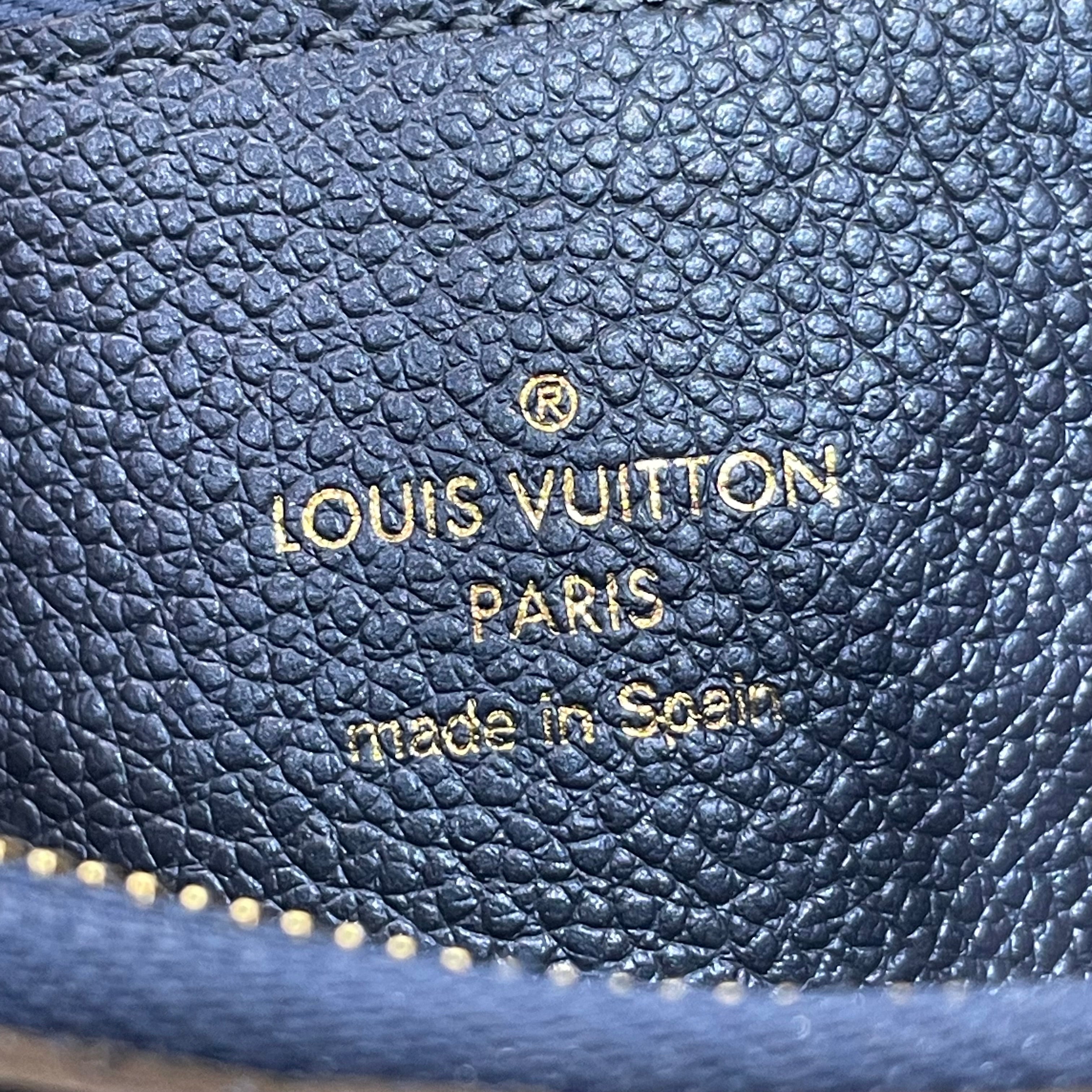 LOUIS VUITTON/Pouch/Monogram/Leather/BLU/Zippered Pouch Empreinte LTHER view 4