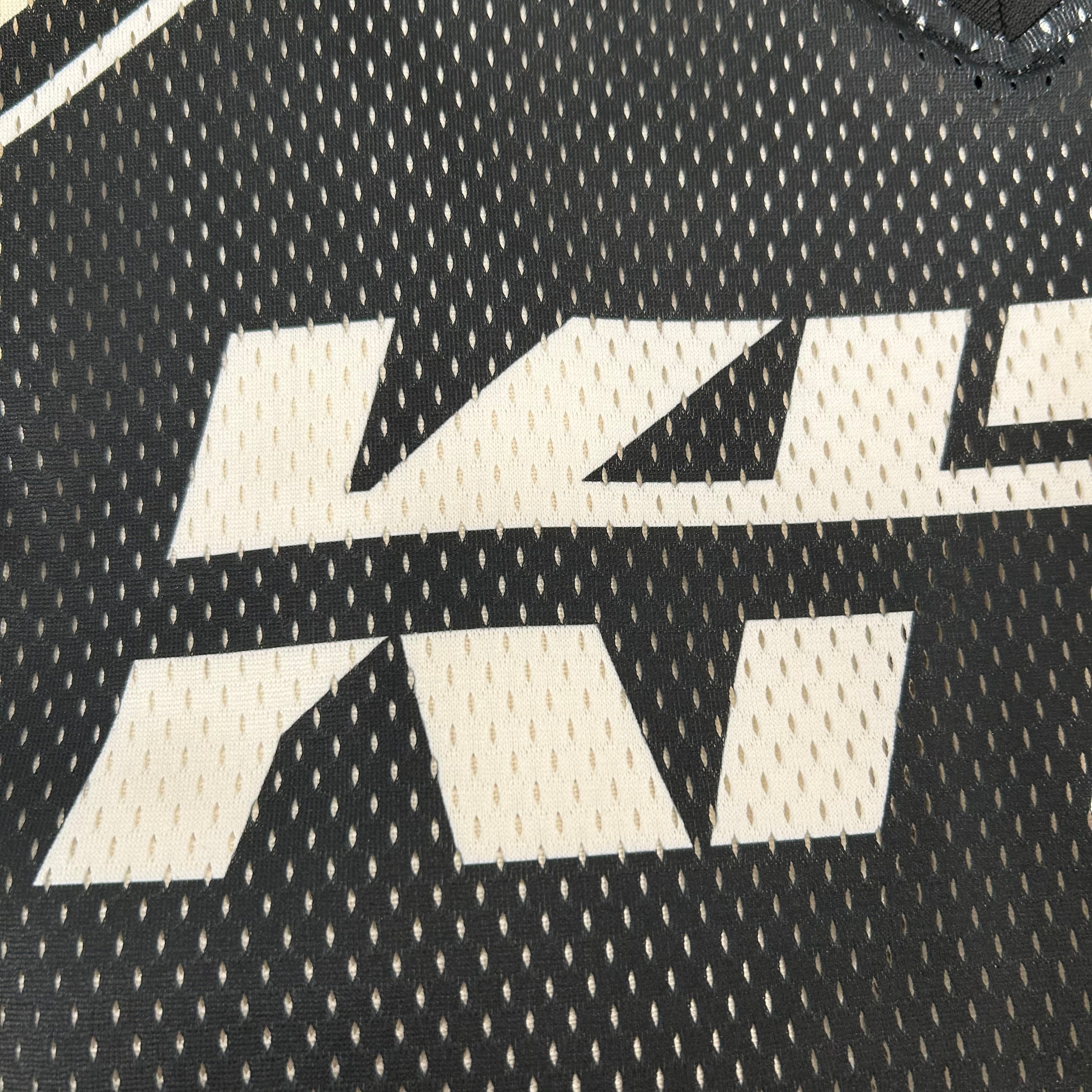 KITH/LS T-Shirt/M/Nylon/BLK/Hockey Jersey Red/Cream view 4