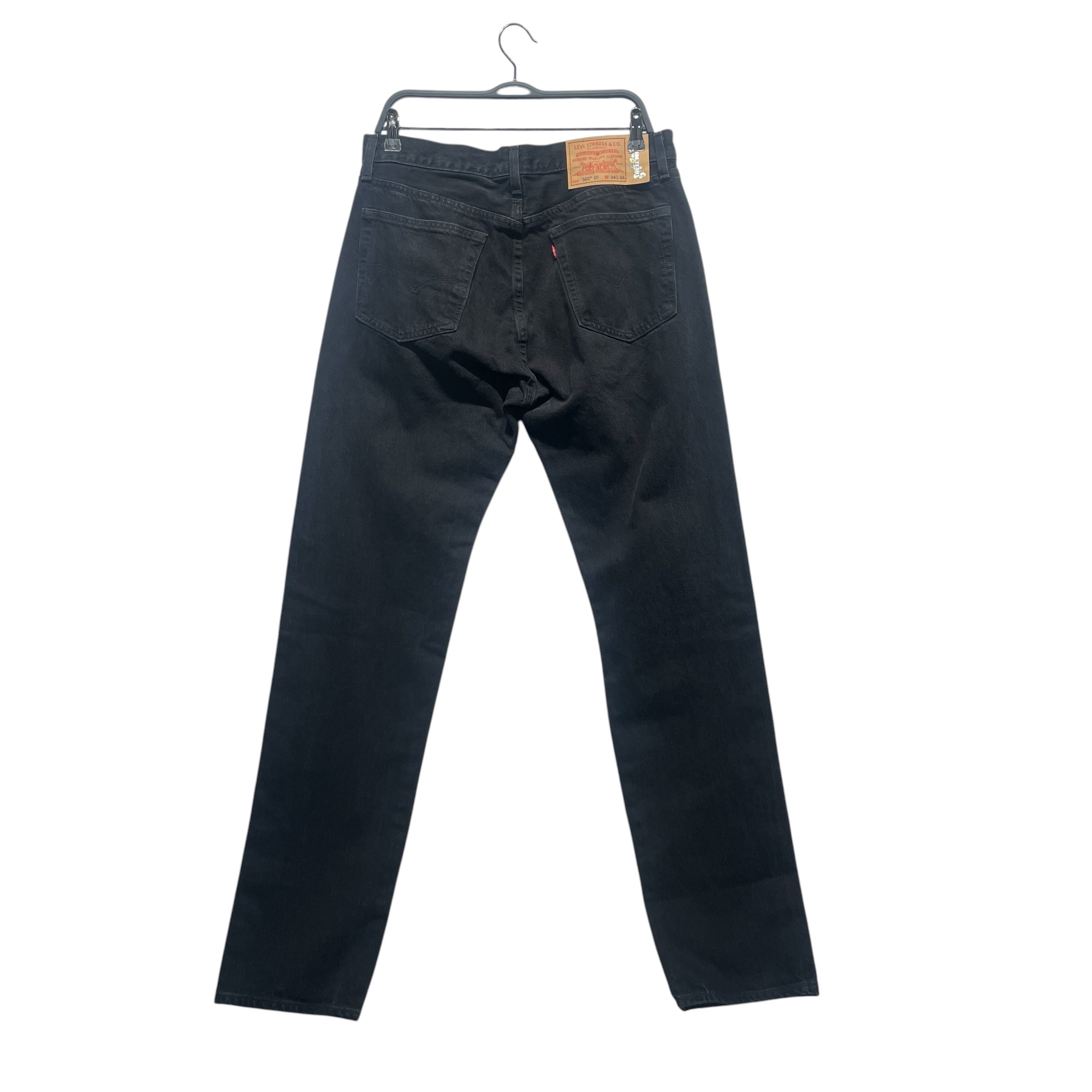 DENIM TEARS/Pants/34/Cotton/BLK/ view 2