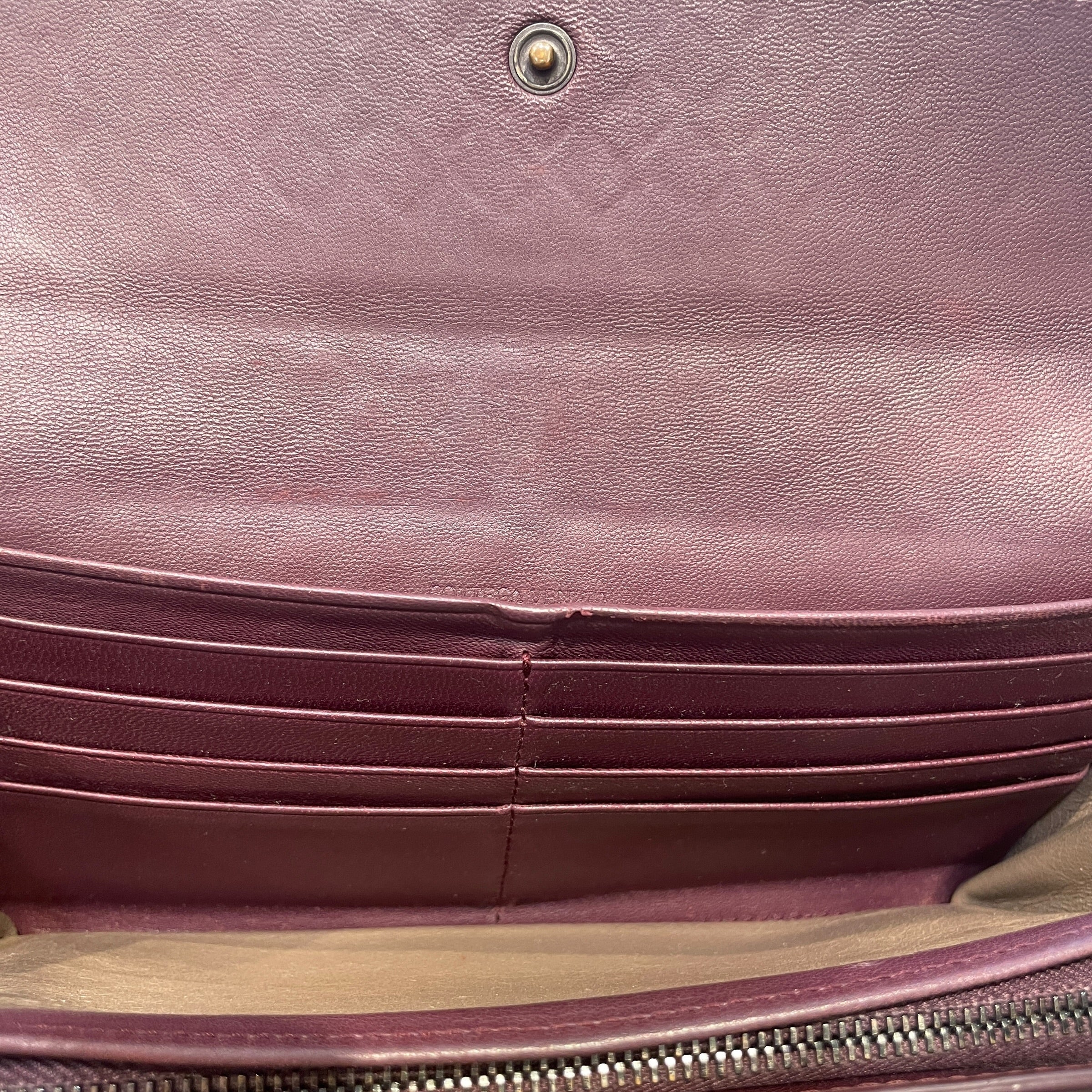 BOTTEGA VENETA/Long Wallet/Leather/PPL/L's/Intrecciato Nappa Continental view 3
