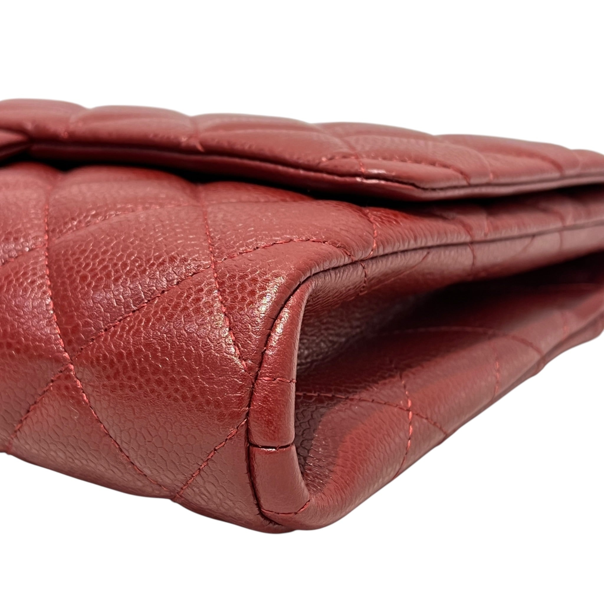 CHANEL/Hand Bag/Leather/BRD/caviar jumbo flap view 7