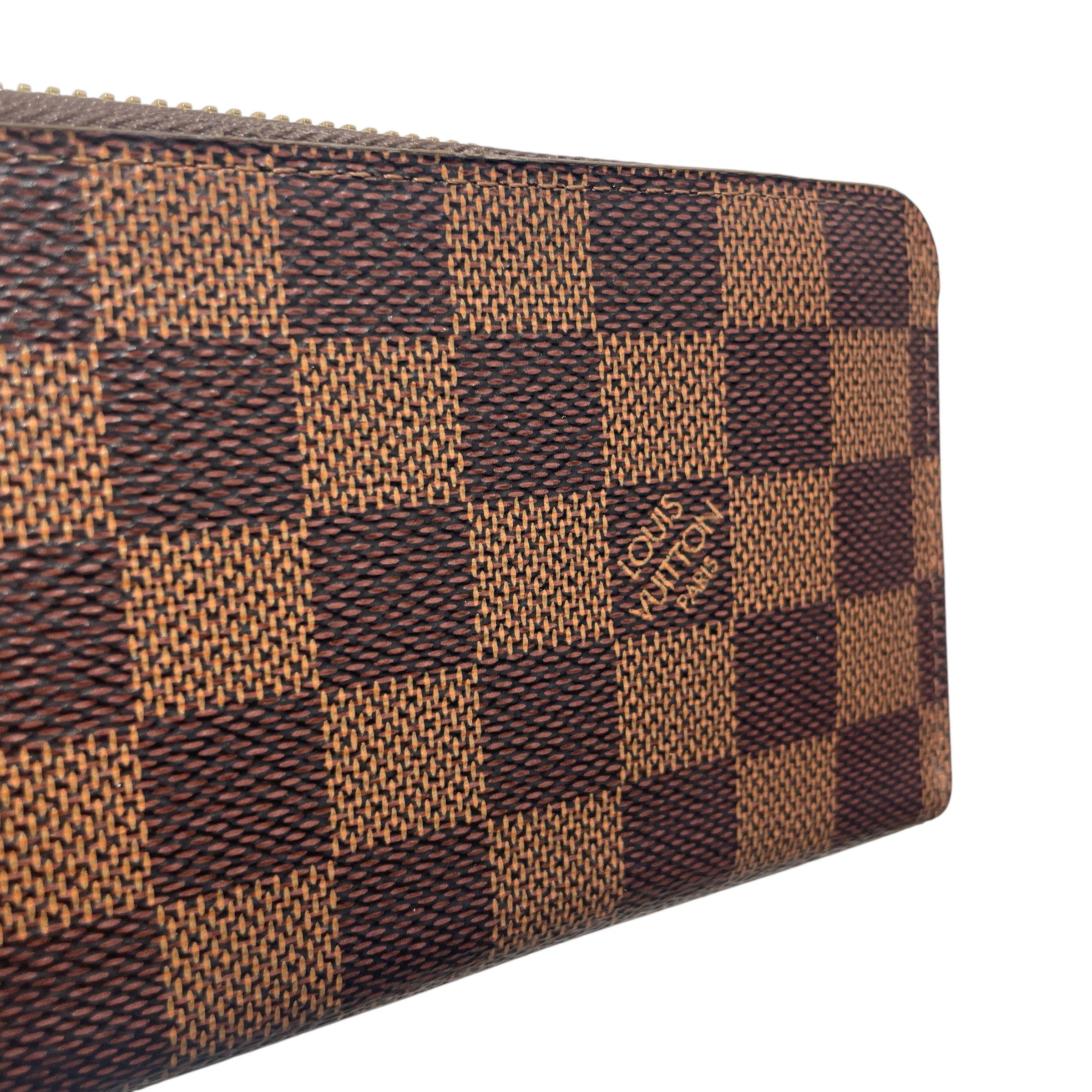 LOUIS VUITTON/Long Wallet/Plaid/BRW/DAMIER EBENE CLEMENCE view 6