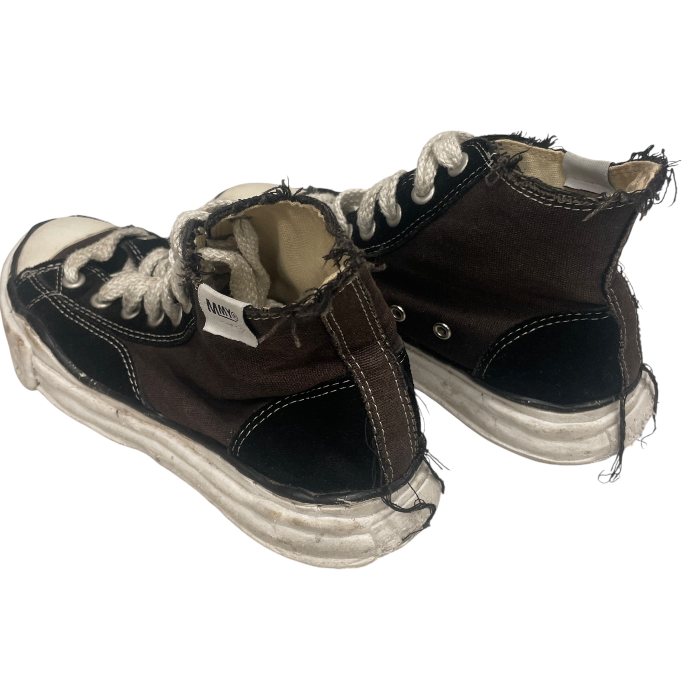 MIHARA YASUHIRO/Hi-Sneakers/EU 42/Cotton/BLK/PETERSON view 2
