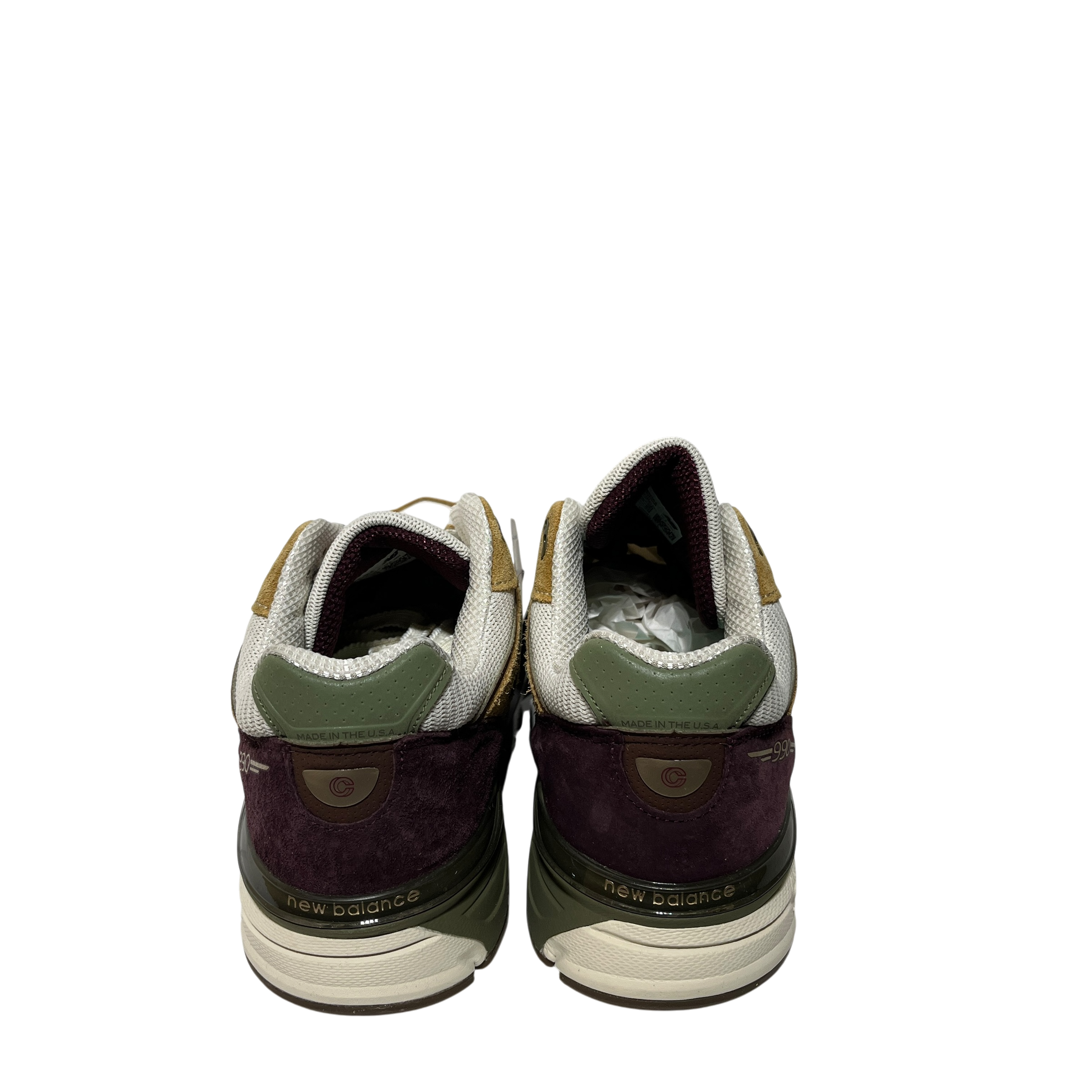 NEW BALANCE/Low-Sneakers/US 11/Suede/CML/CNCPTS 990v4 patina view 3