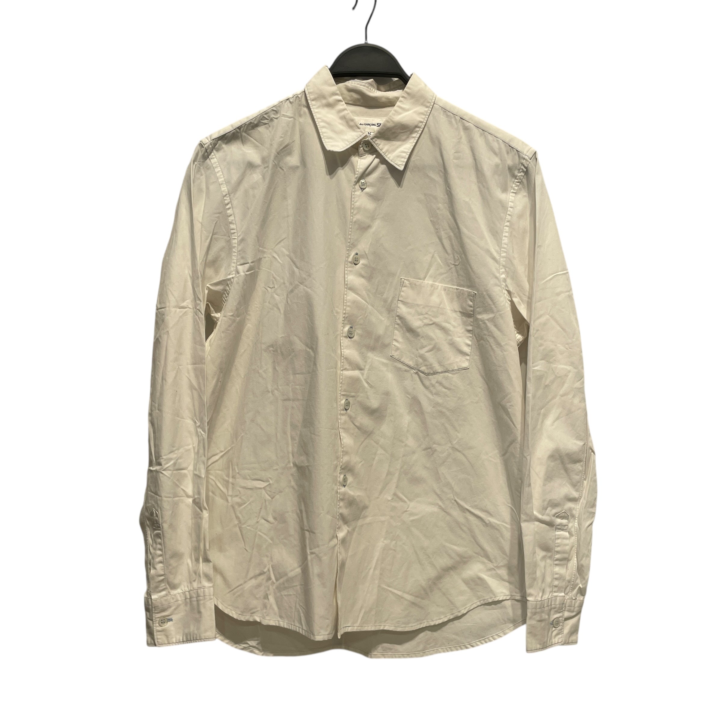 COMME des GARCONS/LS Blouse/M/Cotton/WHT/ view 1