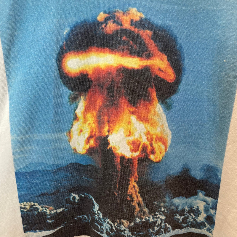 UNDERCOVER/COMME des GARCONS/T-Shirt/L/Cotton/WHT/EXPLOSION TEE