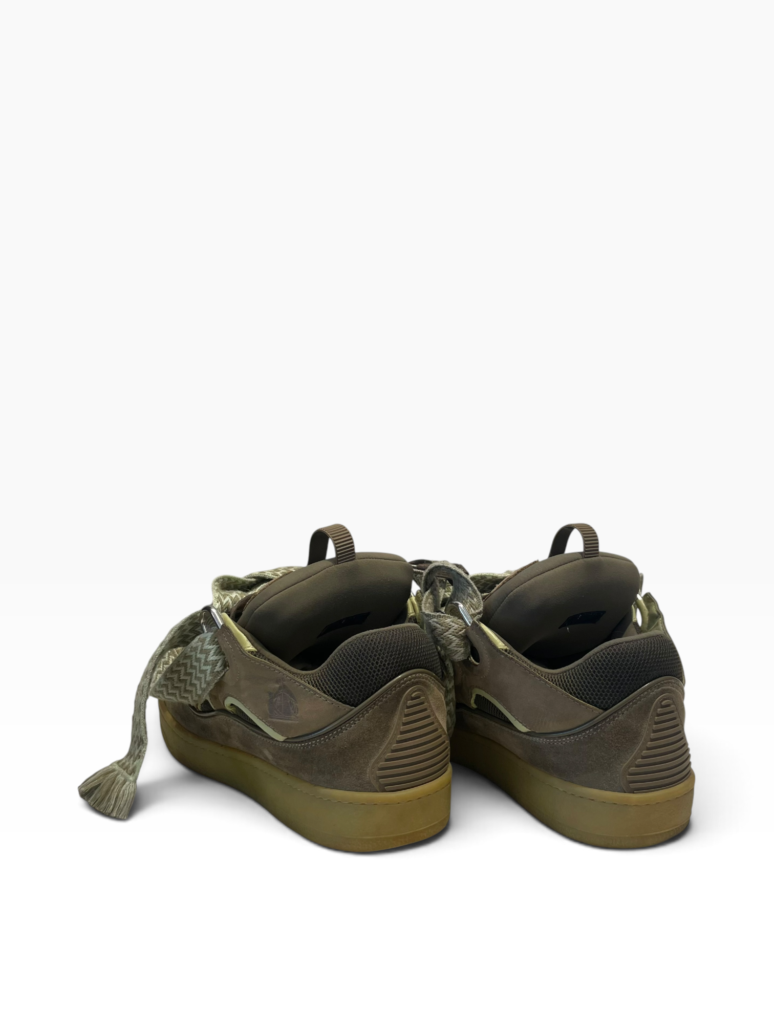 LANVIN/Low-Sneakers/US 10/Leather/GRN/Curb Sneakers view 2