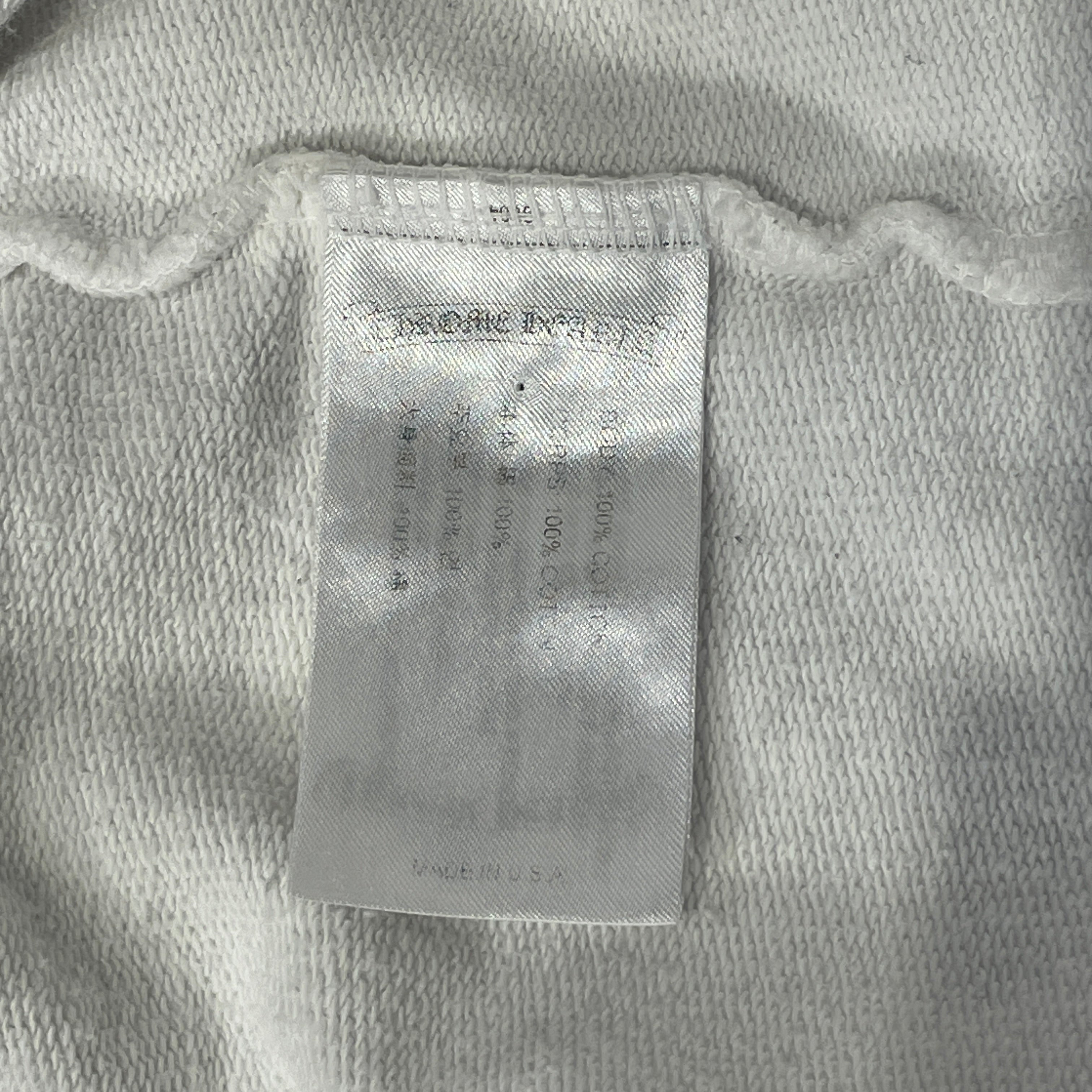 CHROME HEARTS/Hoodie/XXL/Cotton/WHT/WHITE HORSESHOE HOODIE view 4