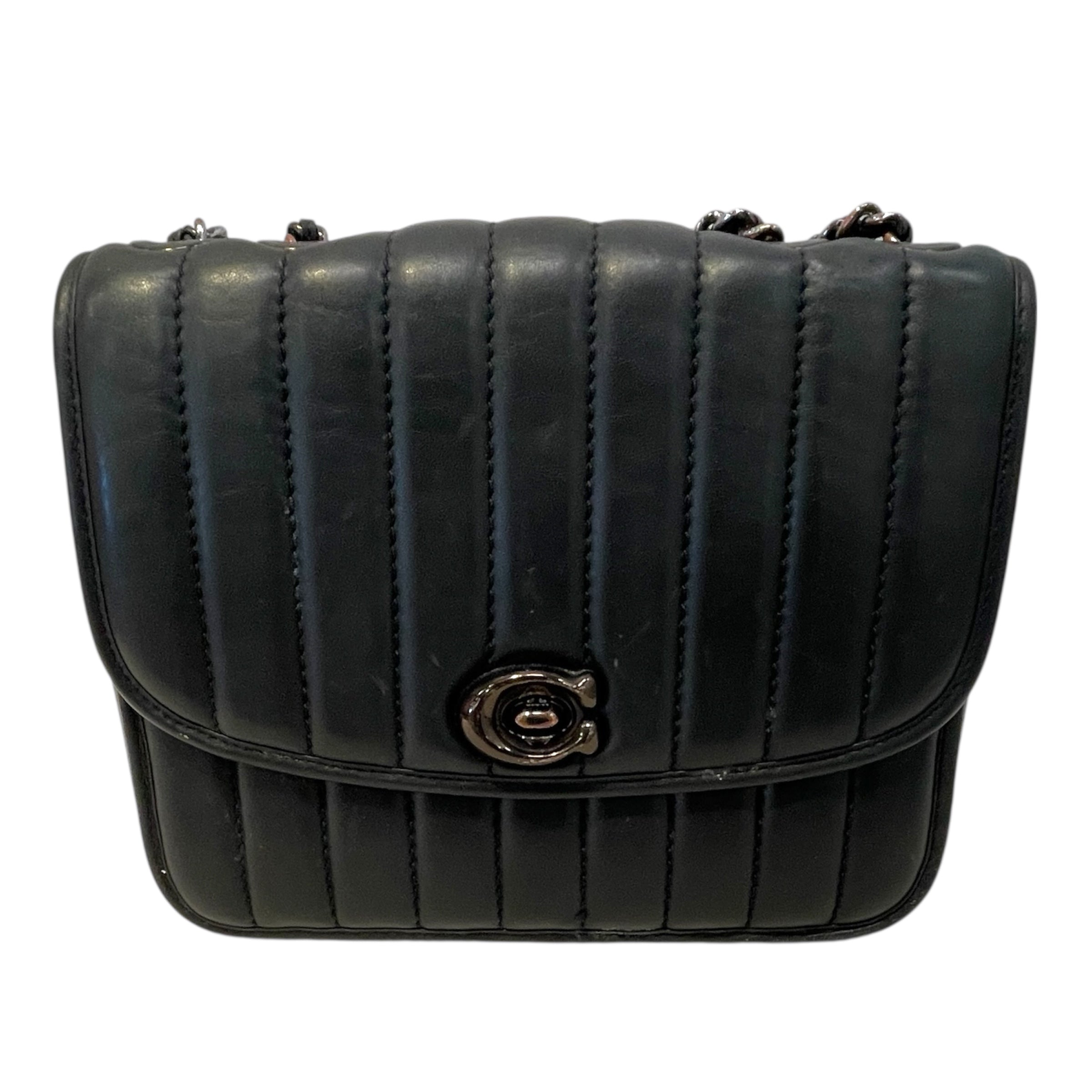 COACH/Cross Body Bag/Leather/BLK/Madison Quilted view 3