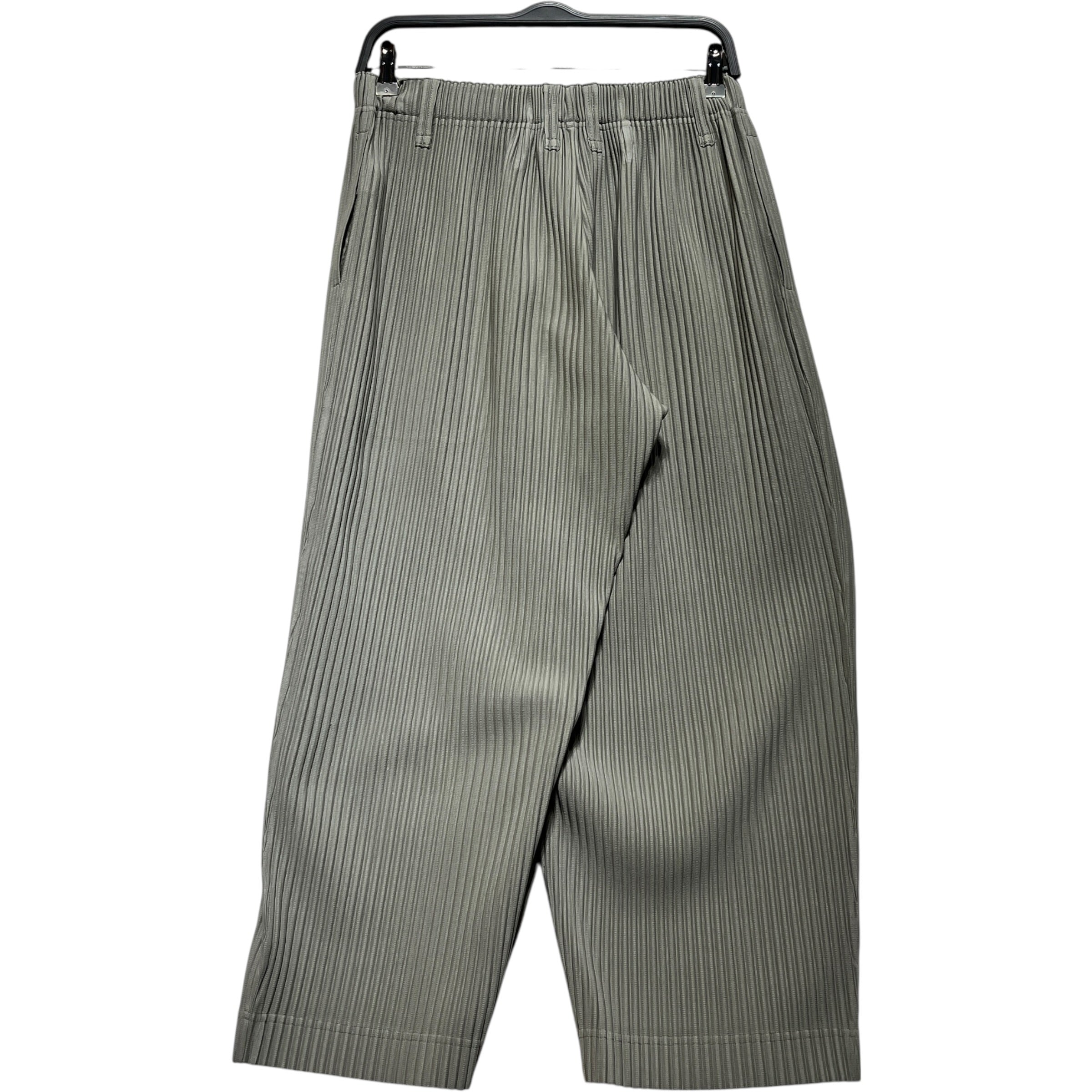 HOMME PLISSE ISSEY MIYAKE/Pants/1/Polyester/GRY/Belt Loop Trousers view 3