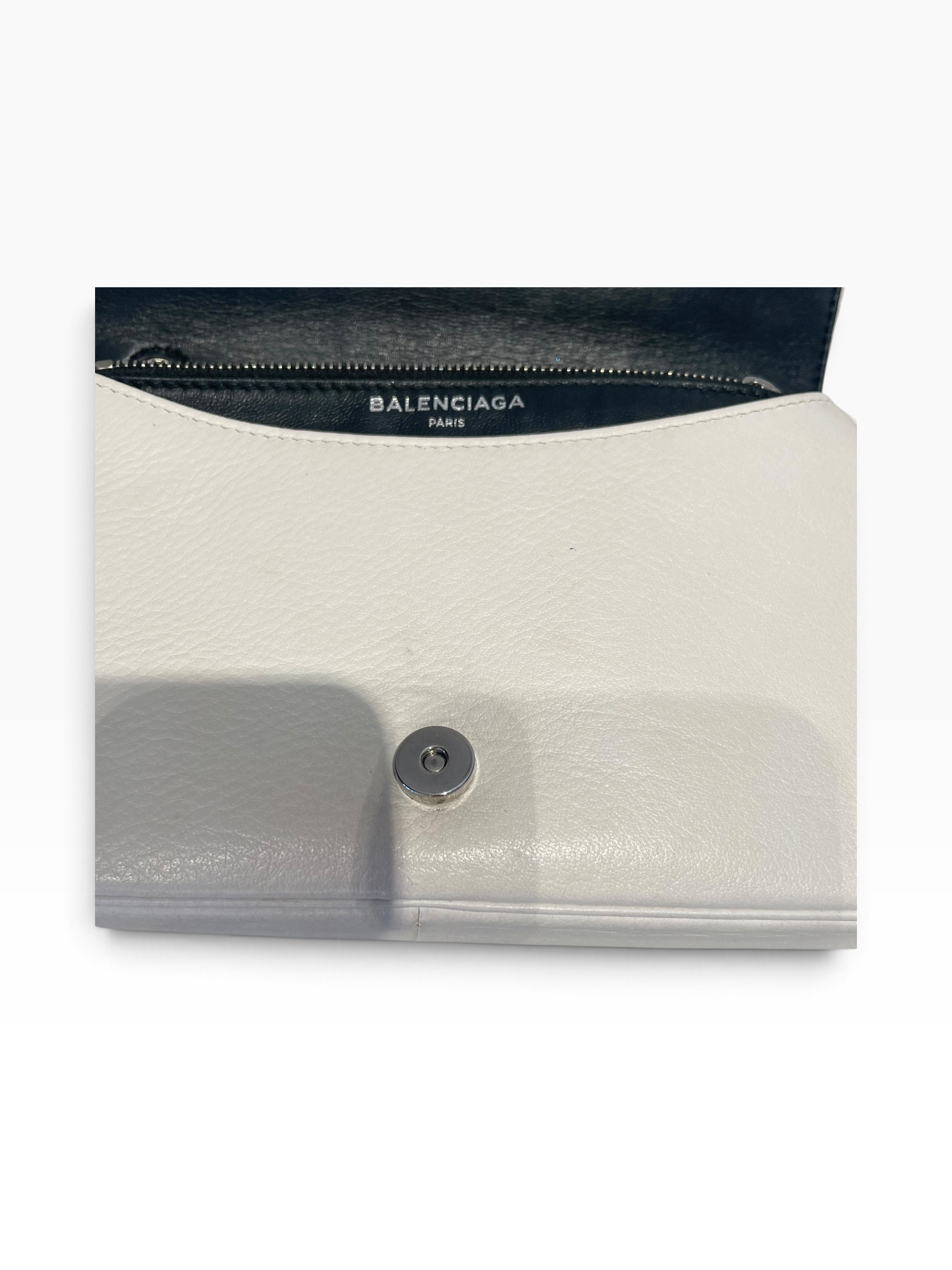 BALENCIAGA/Cross Body Bag/Leather/WHT/Leather Shoulder Bag view 11