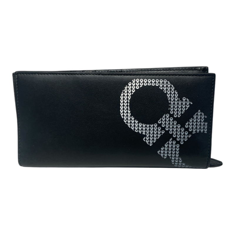 Salvatore Ferragamo/Long Wallet/OS/Leather/BLK/ferragomo B&W wallet