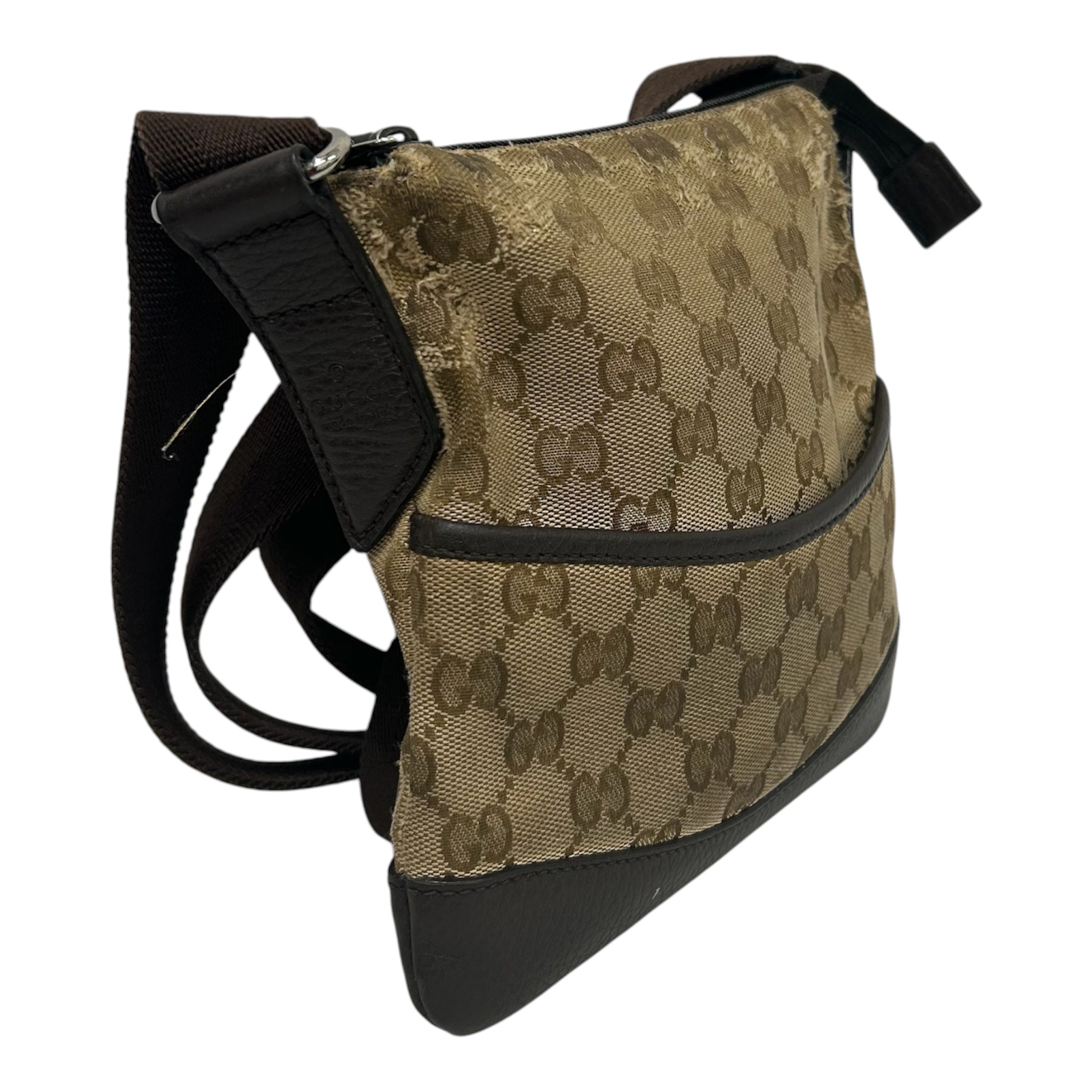 GUCCI/Cross Body Bag/Monogram/BEG/MESSENGER view 6