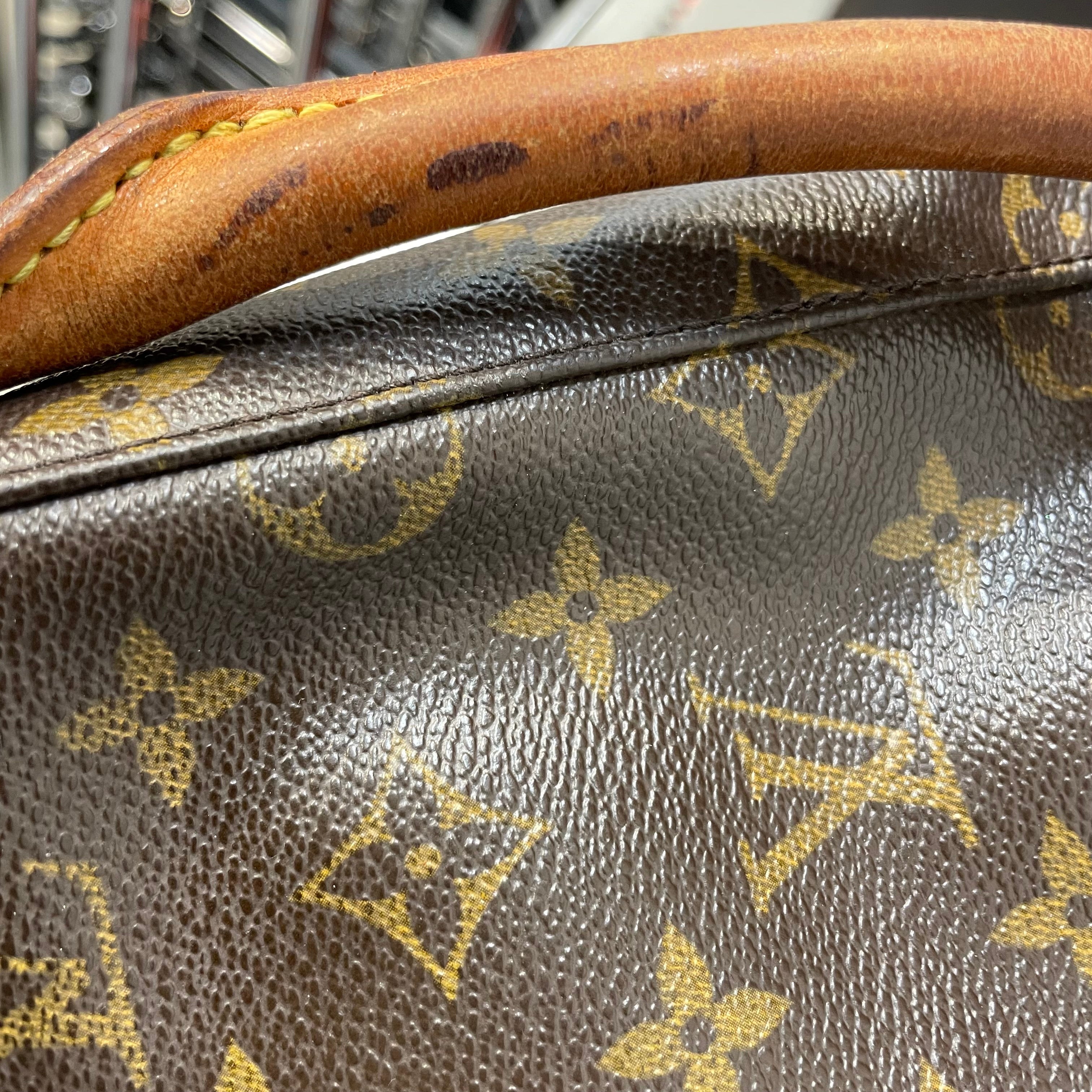 LOUIS VUITTON/Hand Bag/Monogram/Leather/BRW/monogram looping gm view 6