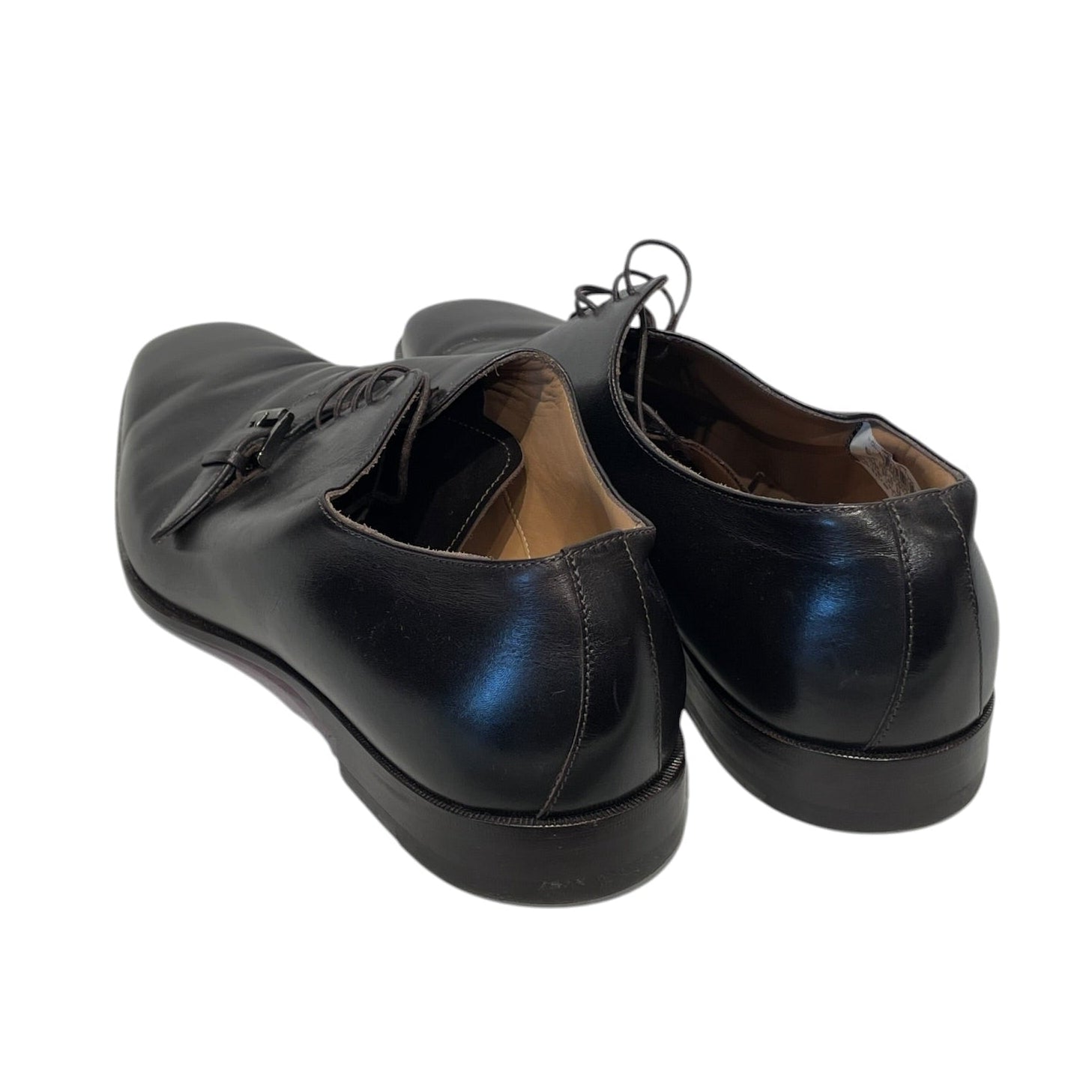 Christian Louboutin/Dress Shoes/EU 45/Leather/BRW/DERBY SHOES ONE BUCKLE view 2