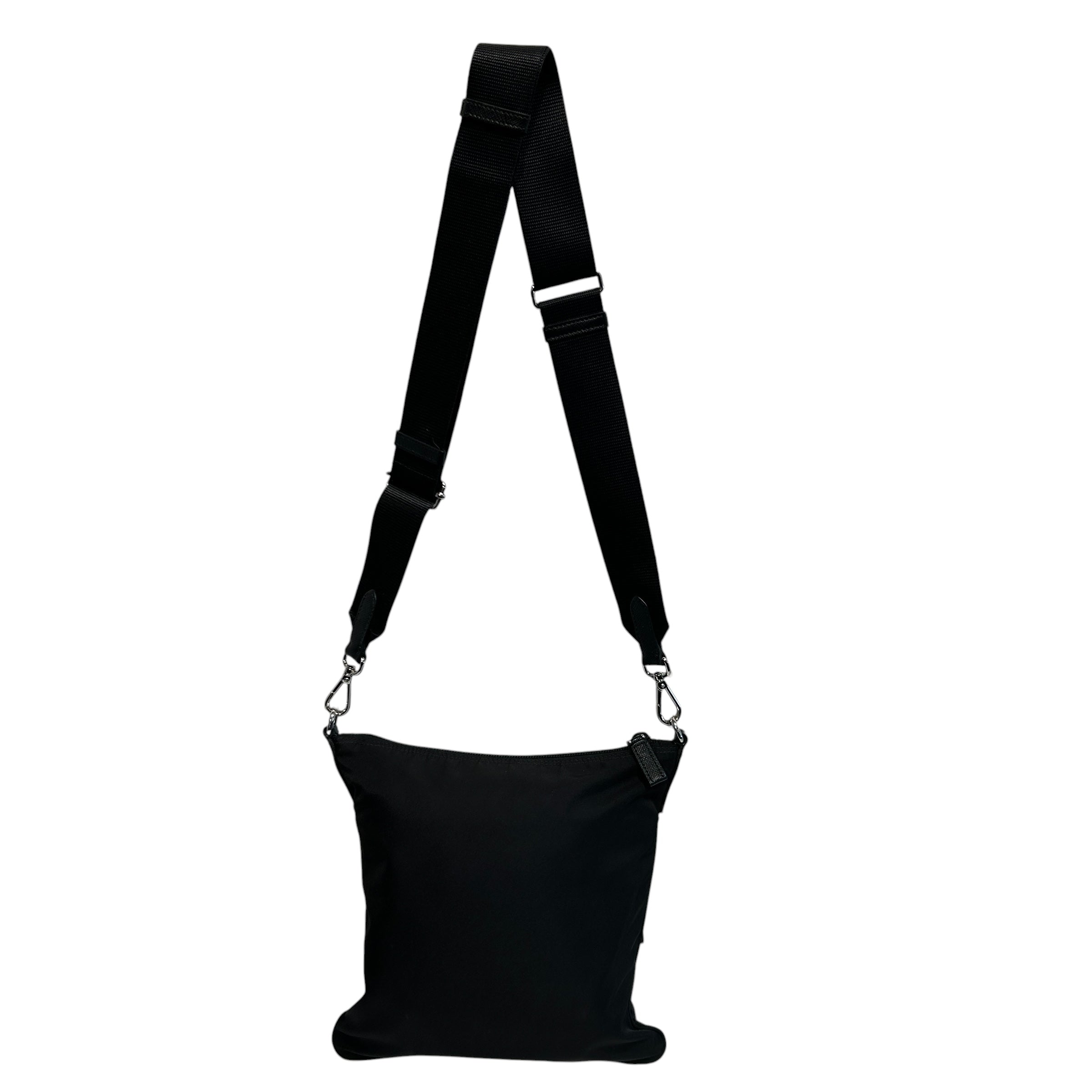 PRADA/Cross Body Bag/Nylon/BLK/TESSUTO SLING view 2