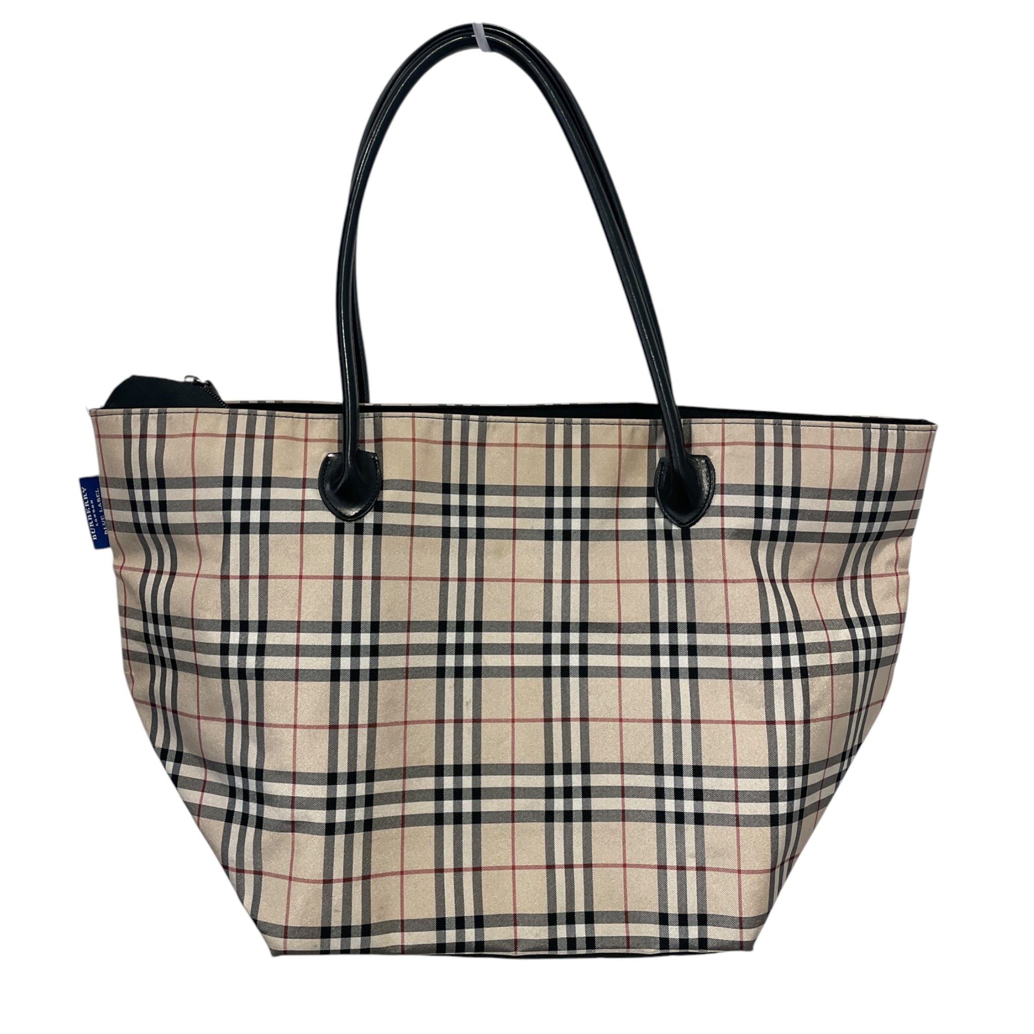 BURBERRY BLUE LABEL/Tote Bag/Plaid/CRM/R47QB9W view 1