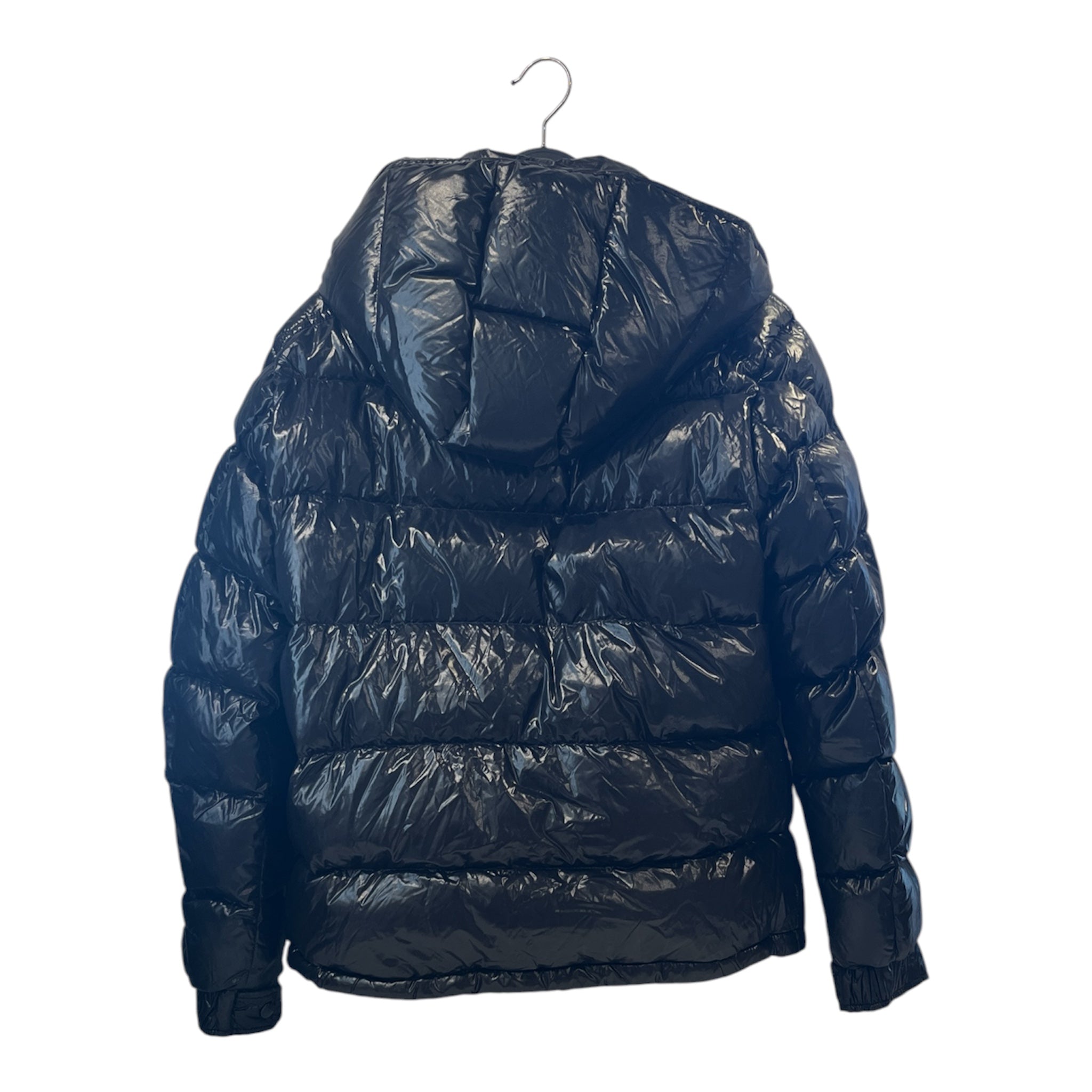 MONCLER/Puffer Jkt/L/Nylon/BLK/MAYA HOODED PUFFER view 4