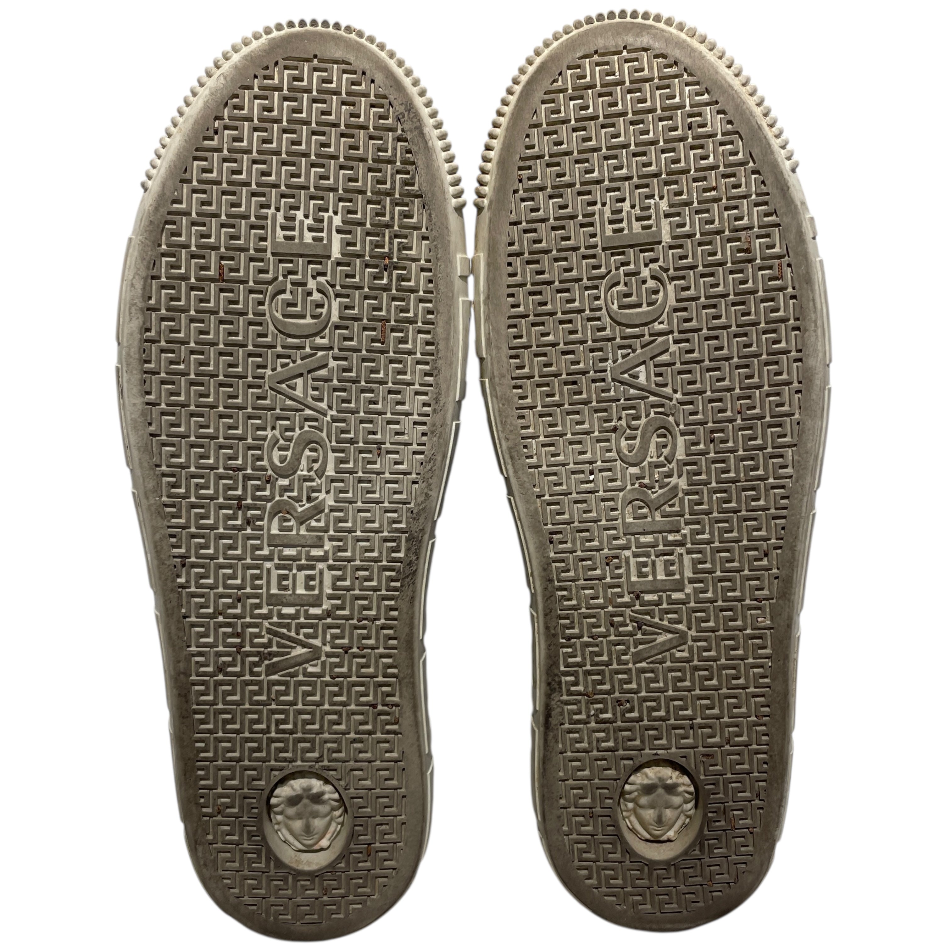 VERSACE/Low-Sneakers/EU 46/All Over Print/Leather/YEL/Greca Borocco Canvas view 8