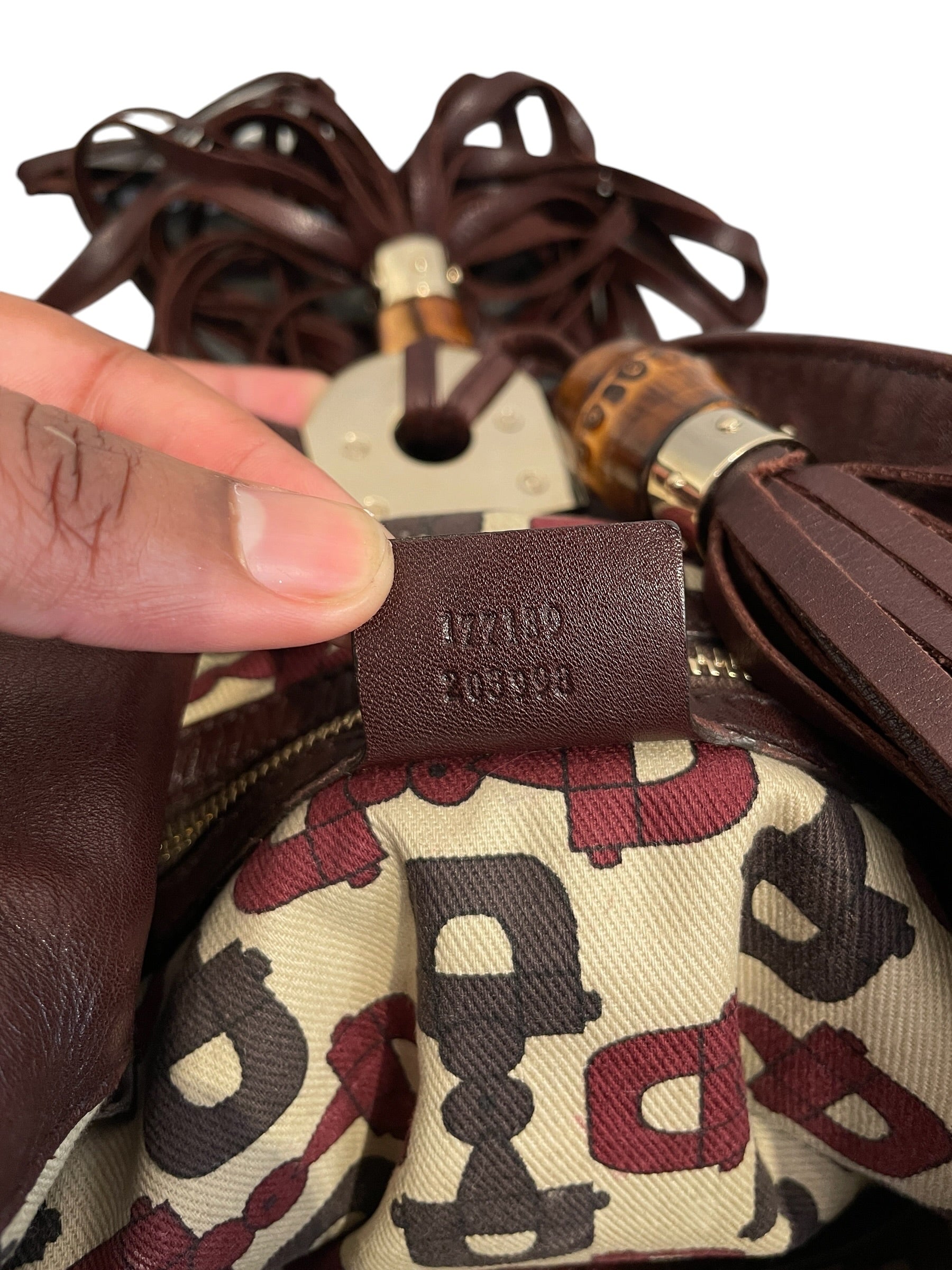 GUCCI/Hand Bag/All Over Print/Leather/BRD/BABOUSKA LEATHER BAG view 9