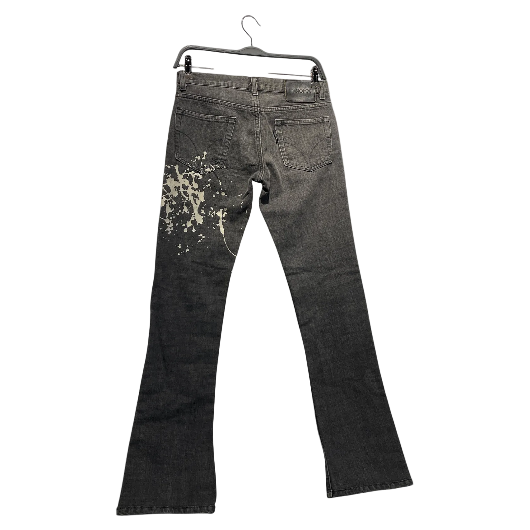 Hysterics/Bootcut Pants/XS/All Over Print/Denim/BLK/ view 2