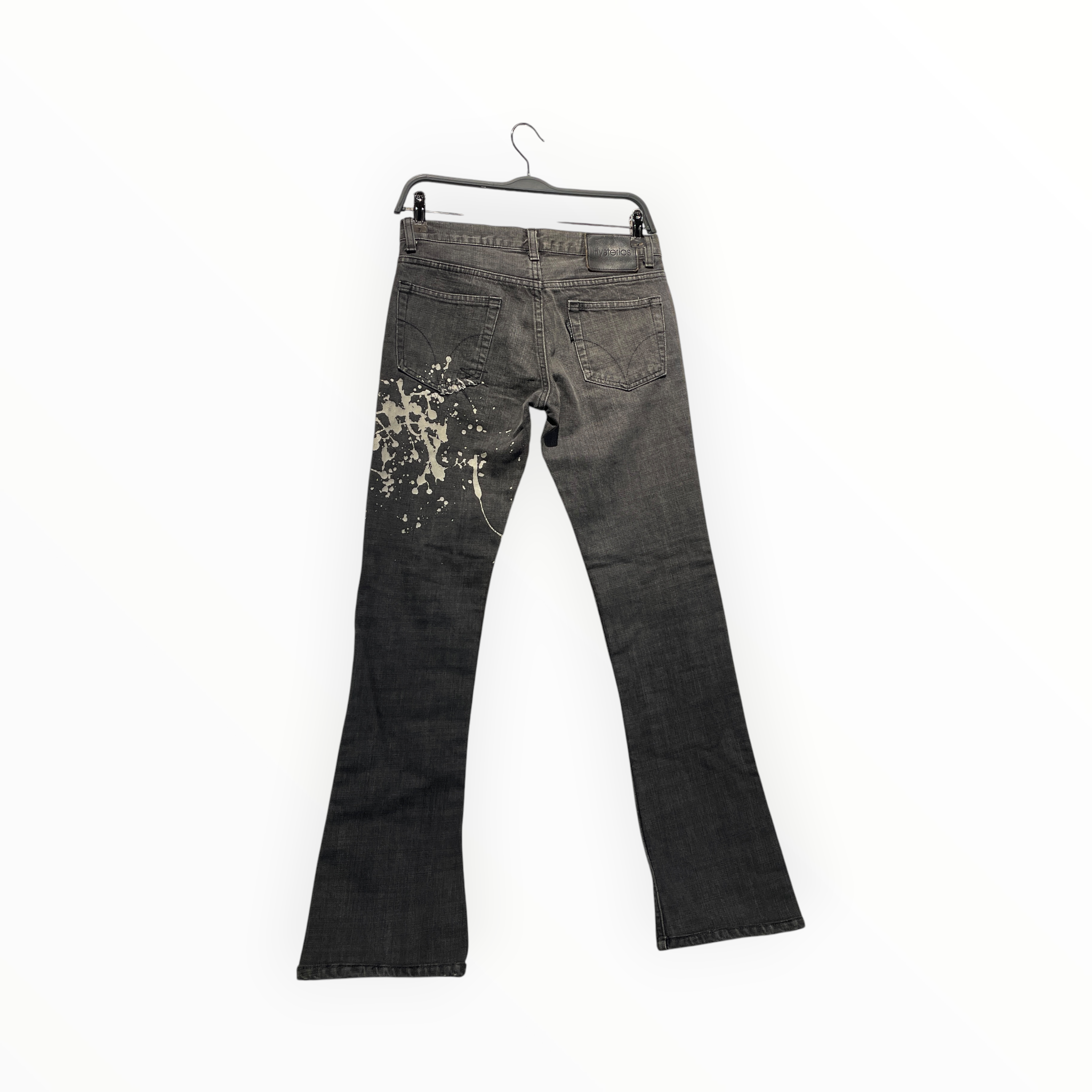 Hysterics/Bootcut Pants/XS/All Over Print/Denim/BLK/ view 2