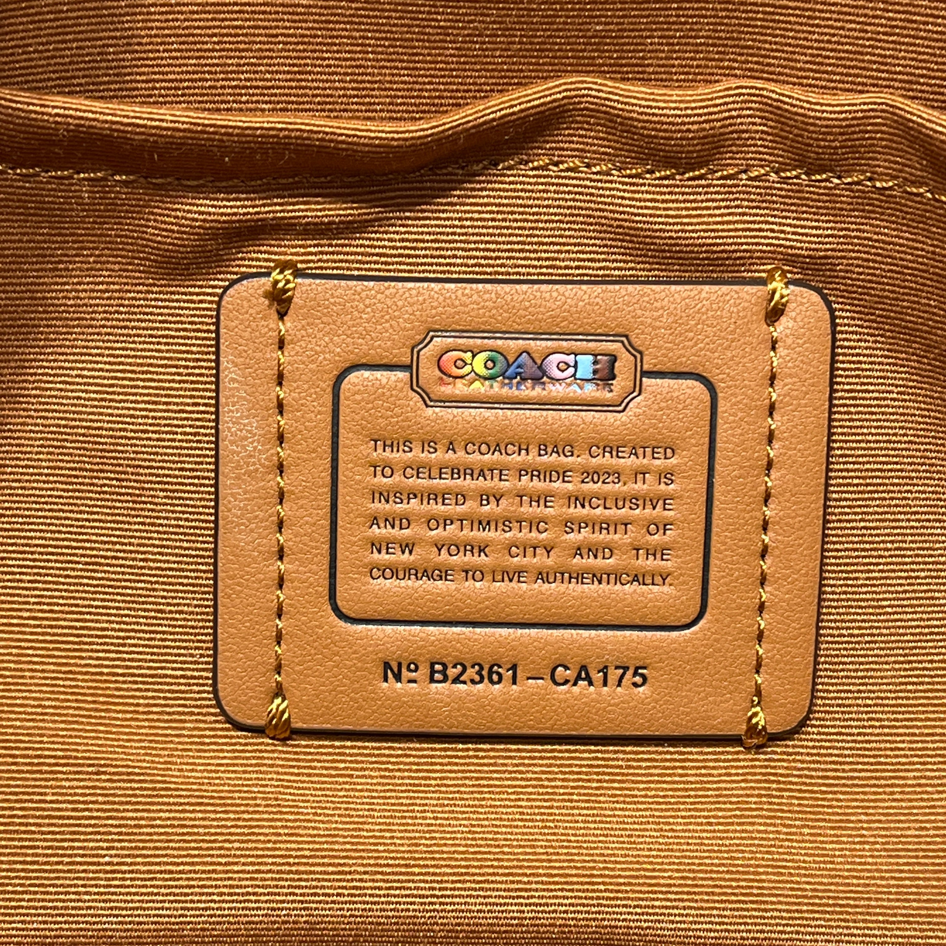 COACH/Cross Body Bag/Monogram/Leather/MLT/Jamie Signat. Pride Camera Bag view 5