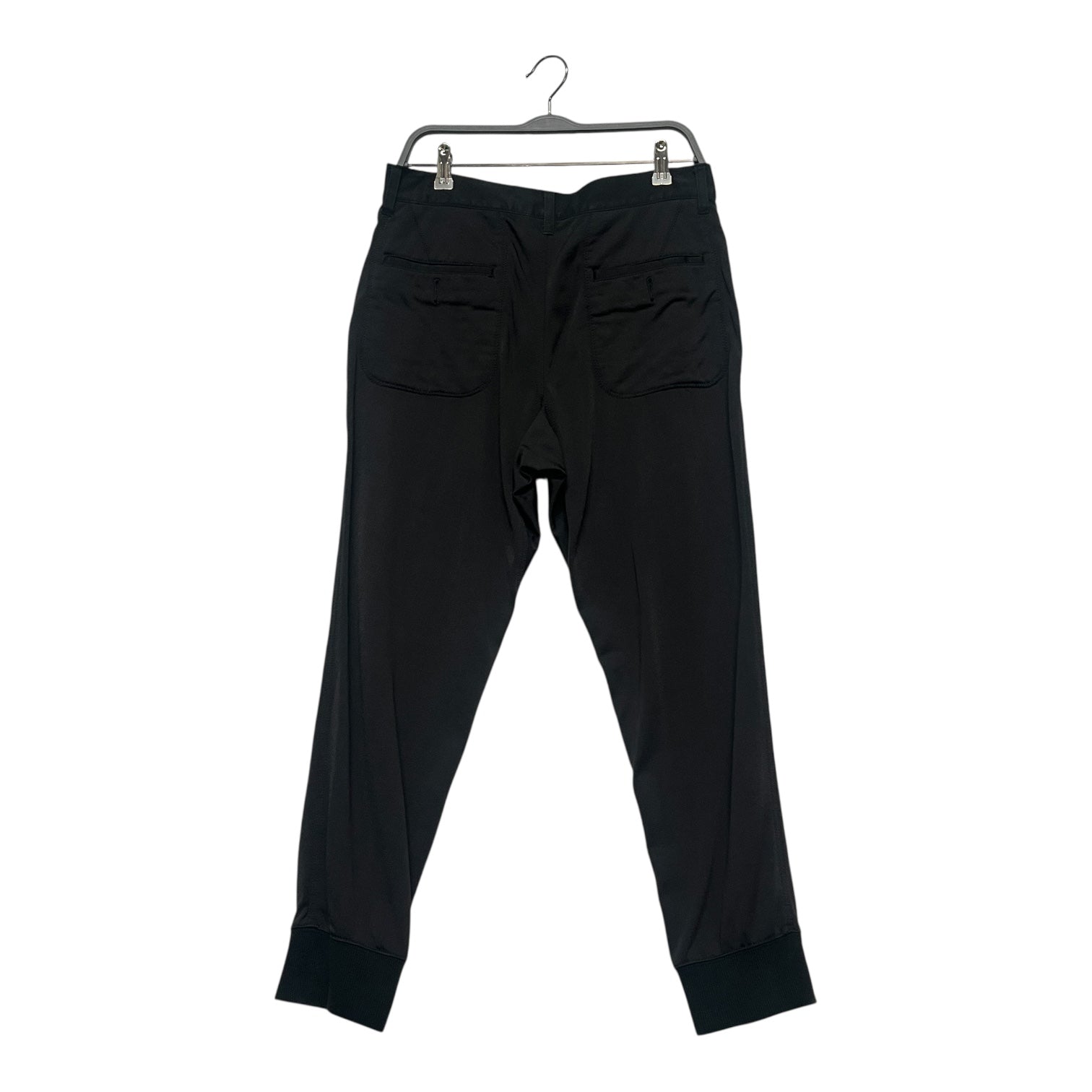 JUNYA WATANABE COMME des GARCONS MAN/Sarouel Pants/M/Cotton/BLK/RIBBED CUFF PANTS view 2