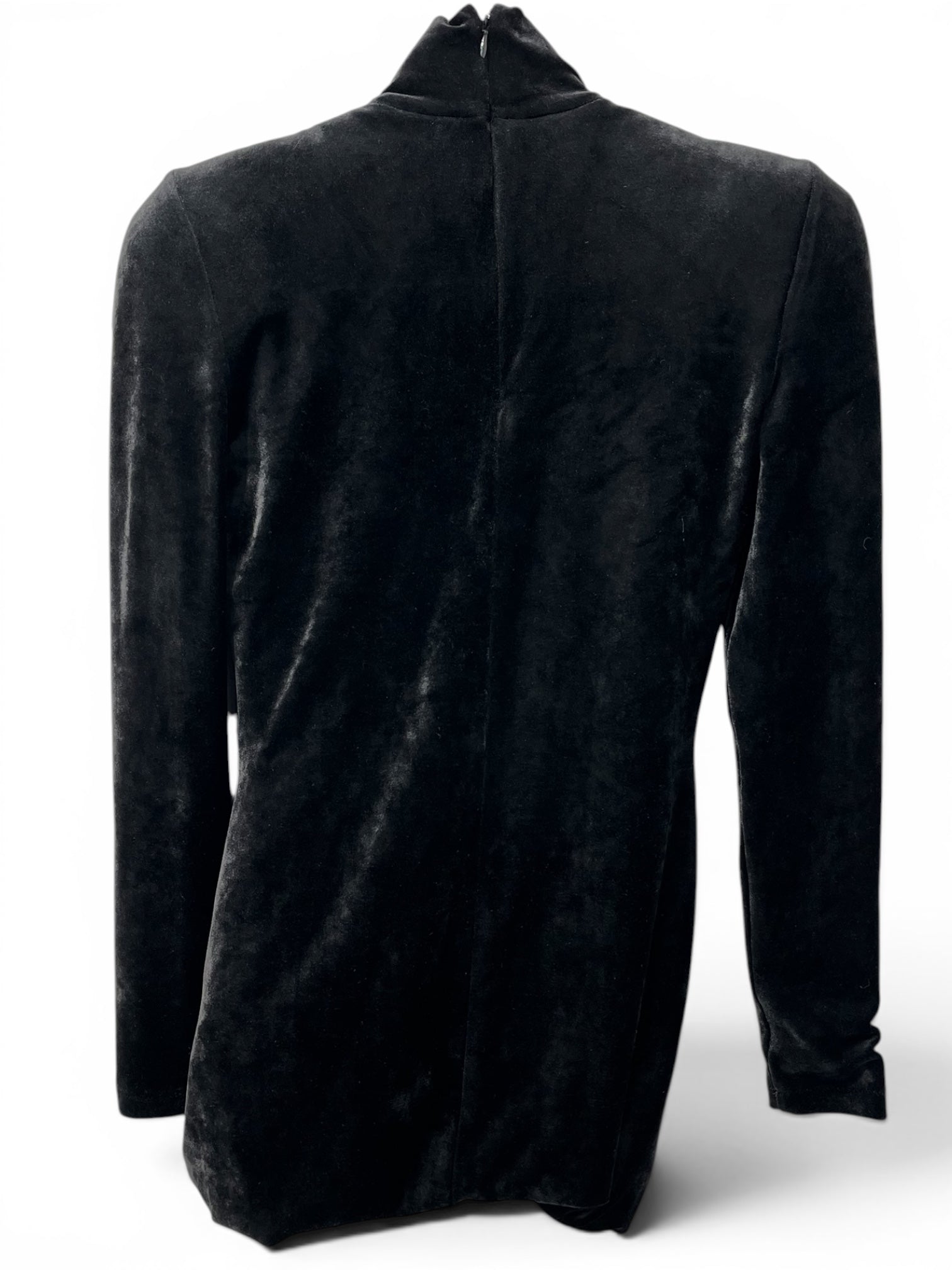 BALENCIAGA/Dress/42/Velour/BLK/FLUID VELVET JERSEY DRESS NWT view 2
