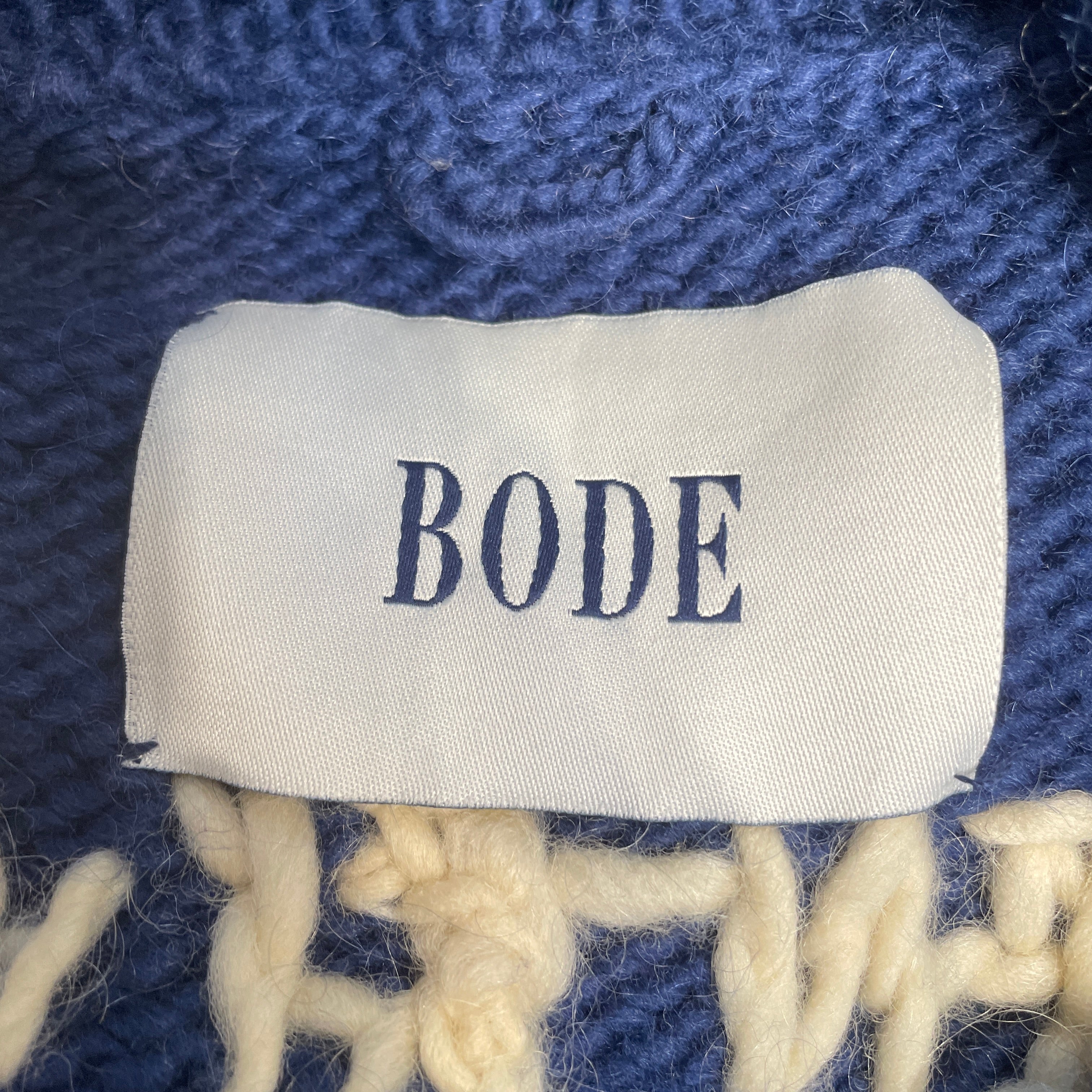 BODE/Heavy Sweater/L/Graphic/Wool/NVY/whales view 3