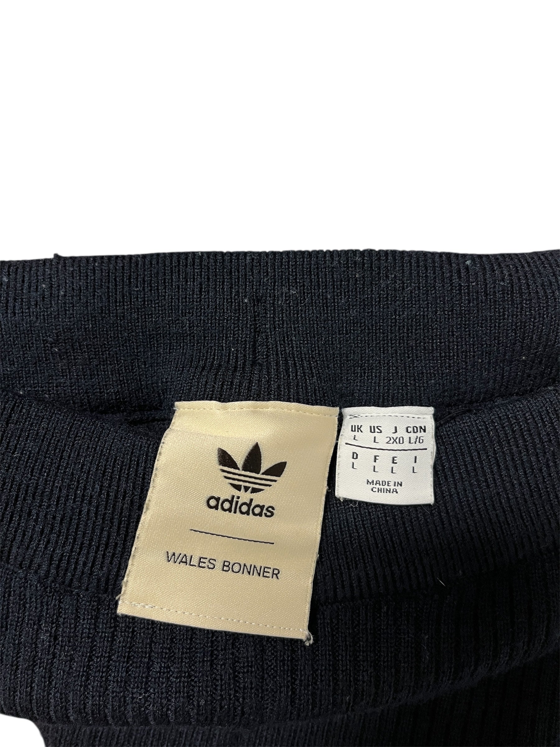 adidas/WALES BONNER/Pants/L/Wool/NVY/Stripe/ view 3