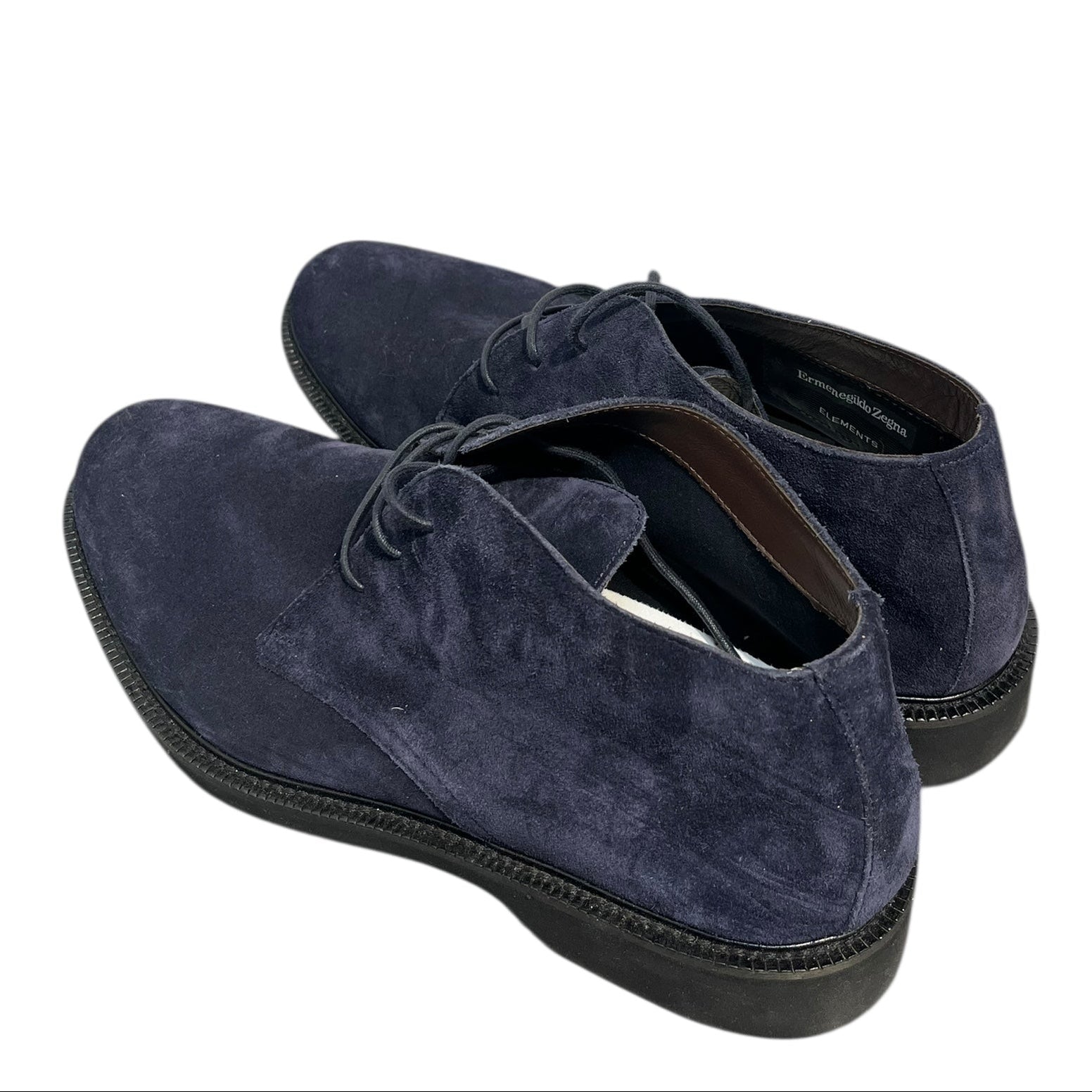 Ermenegildo Zegna/Dress Shoes/US 9/Suede/NVY/A2898, 3 EYELET DRESS SHOES view 2