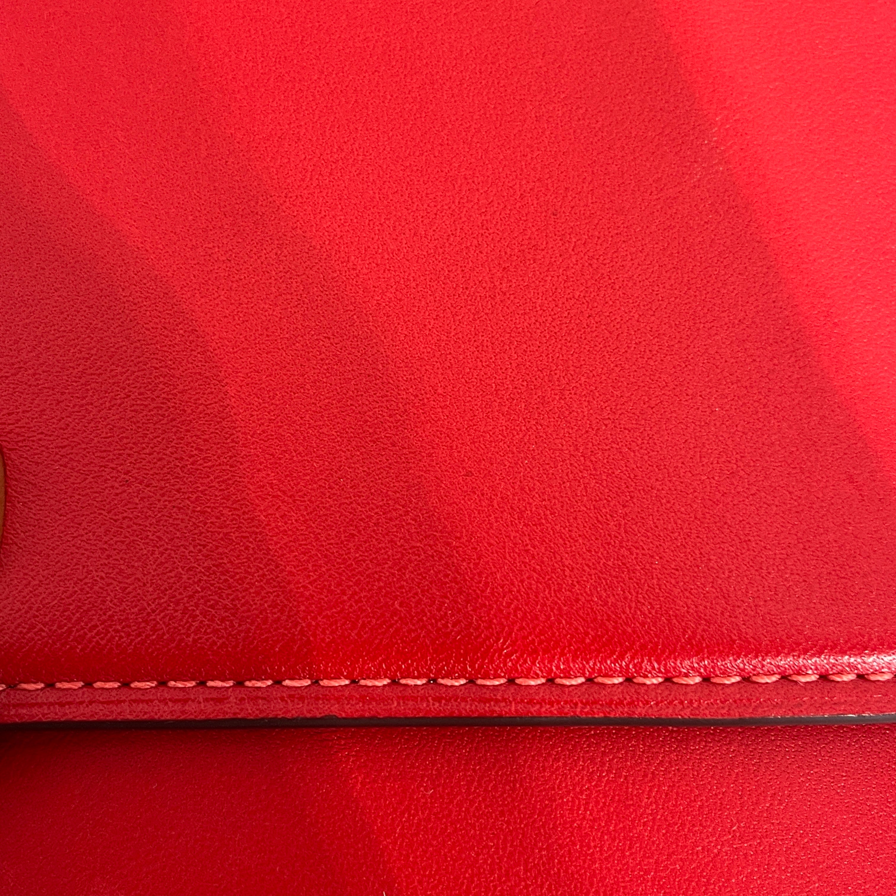 COACH/Hand Bag/Leather/RED/Shoulder Bag Studio view 5