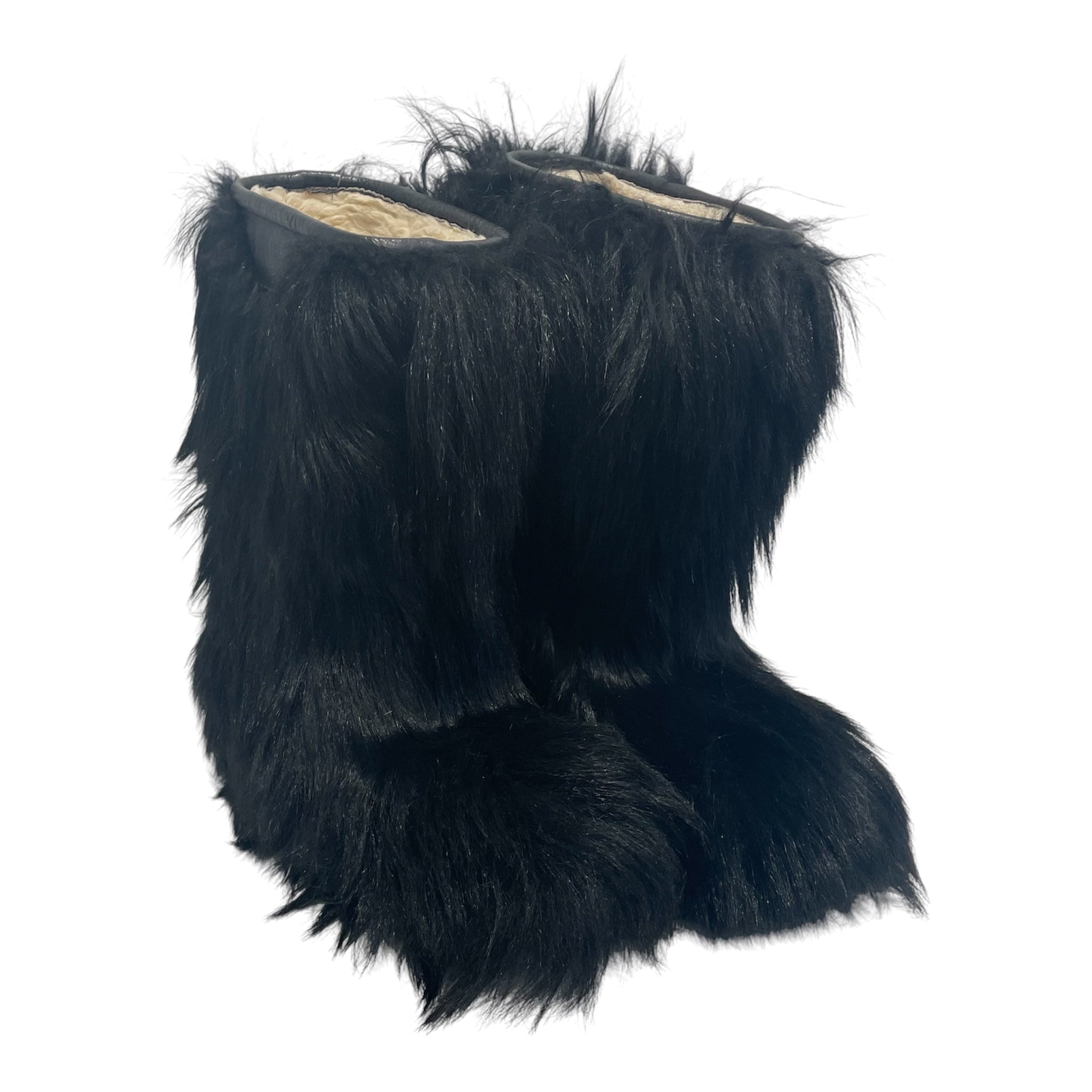 SIBERIA/Boots/US 10.5/Fake Fur/BLK/SHERPA LINED VINTAGE view 1