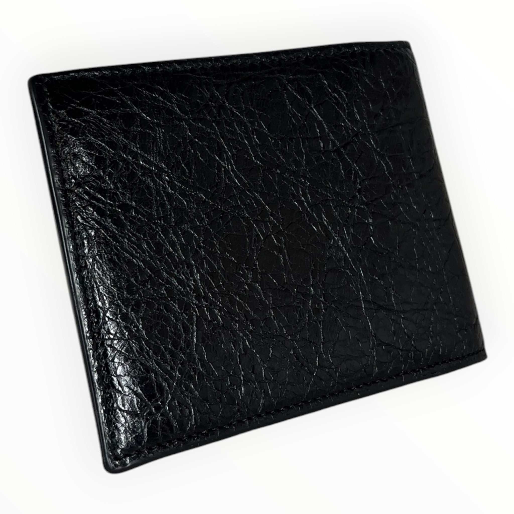 BALENCIAGA/Bifold Wallet/Leather/BLK/M's/ view 2