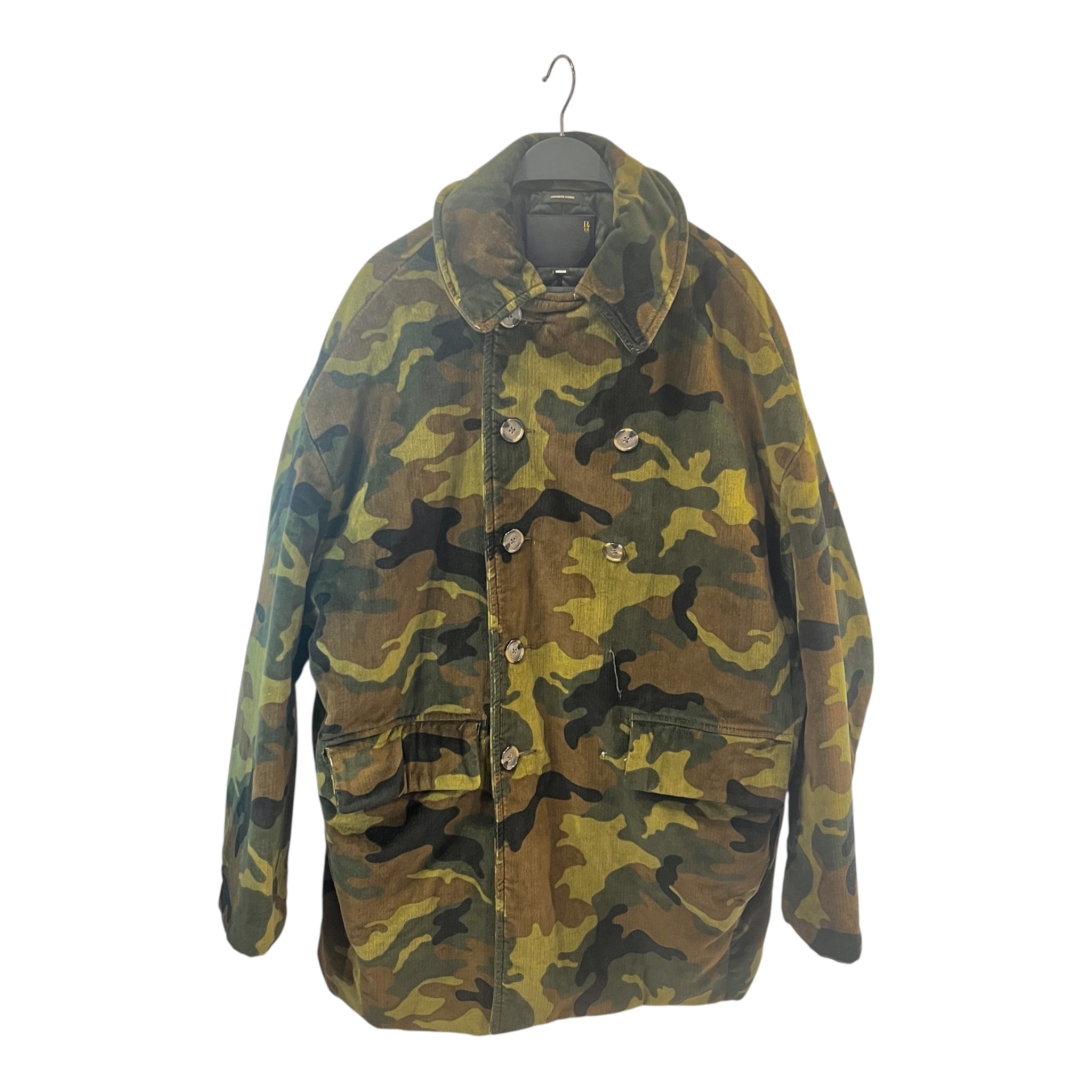 R13/Jacket/M/Camouflage/Cotton/KHK/No Collar/OVERSIZED HUNTING COAT view 1