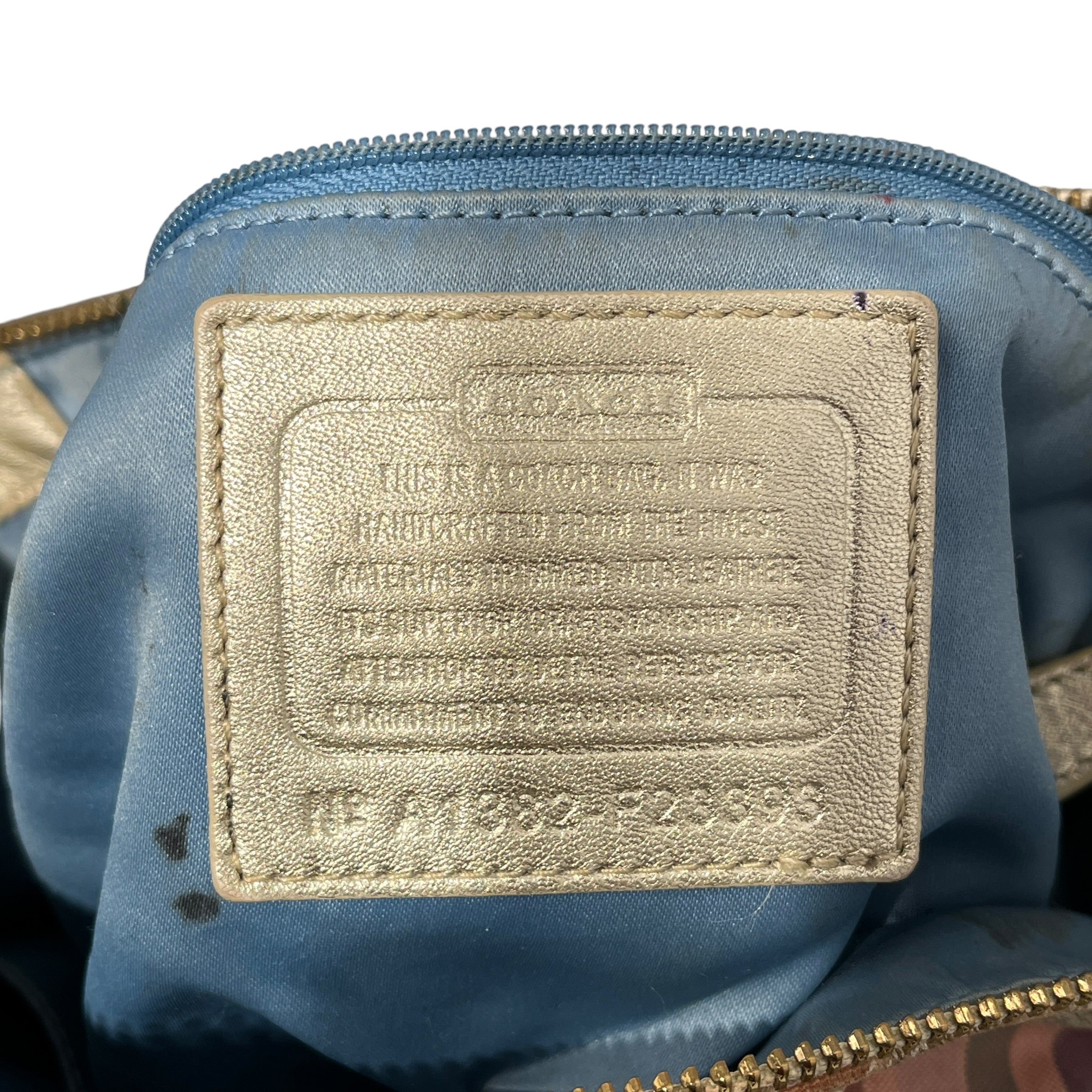 COACH/Vintage/Bag/Plaid/Cotton/MLT/monogram cargo pocket f23393 view 5