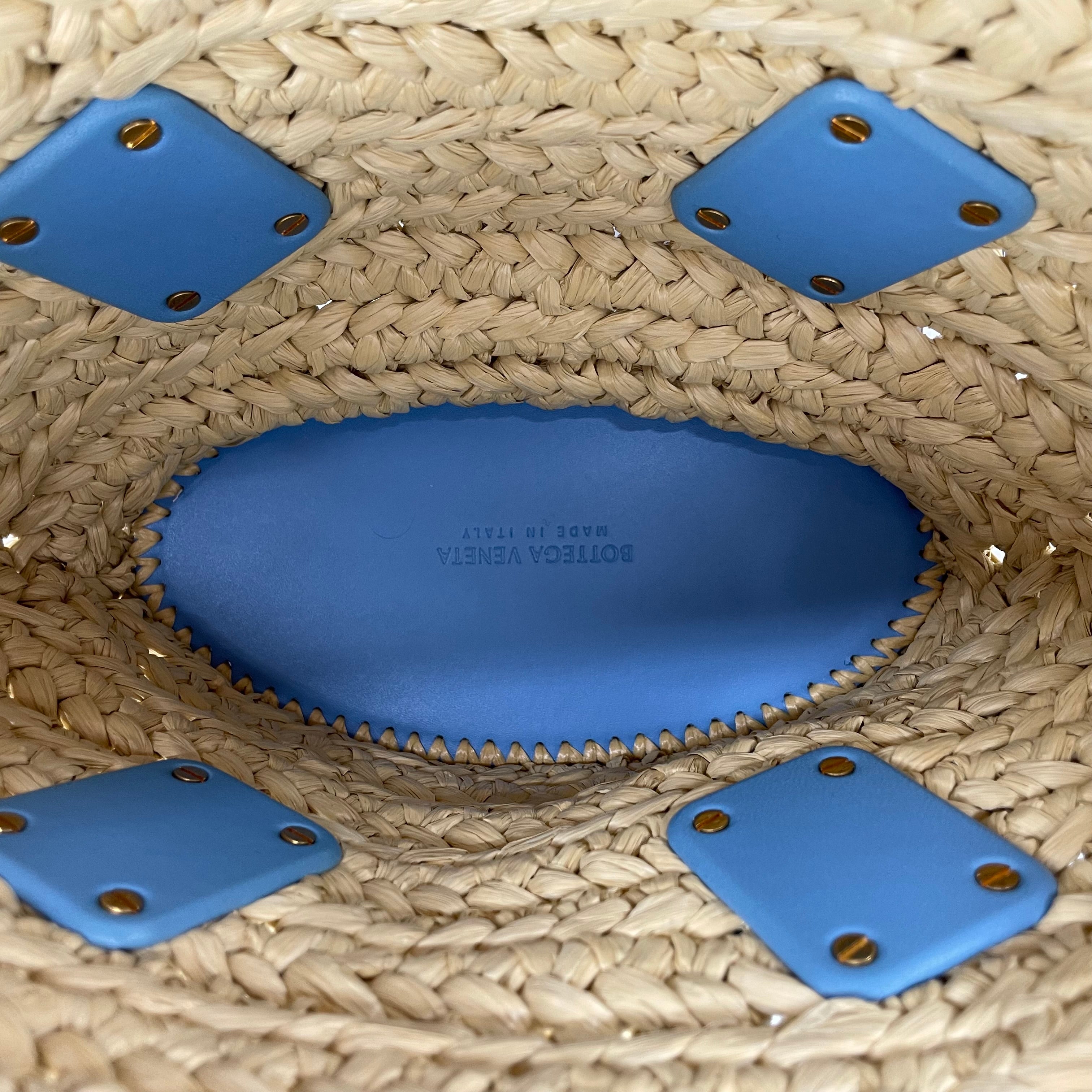 BOTTEGA VENETA/Bag/BLU/WEAVE BASKET BLUE view 5