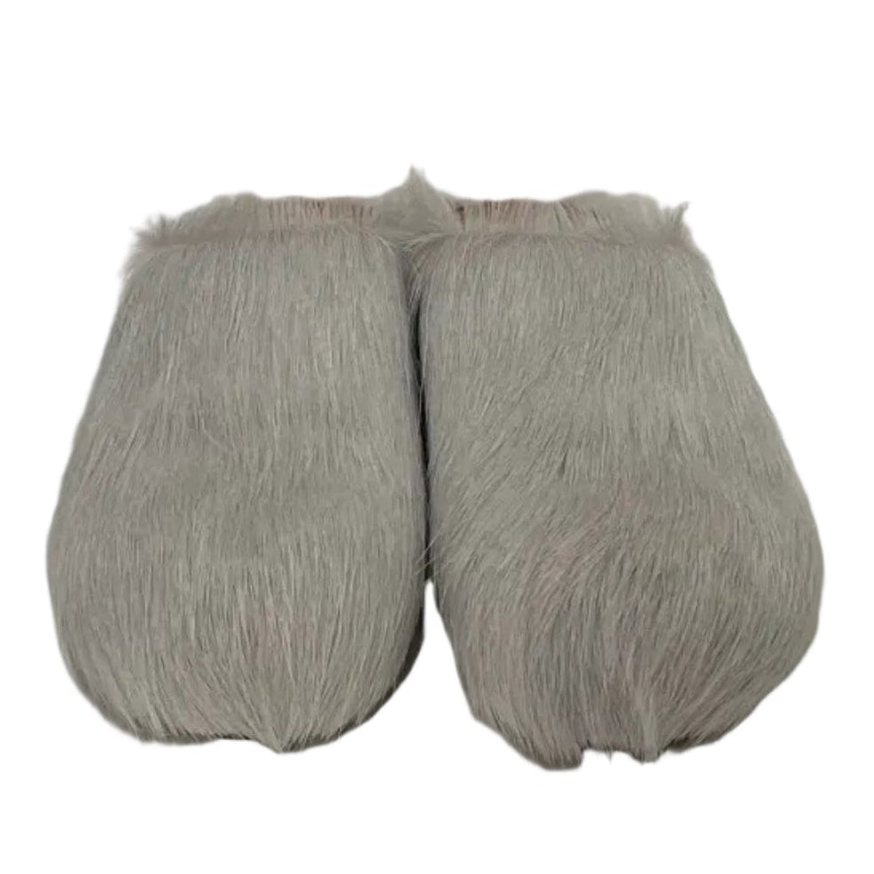 MARNI/Shoes/EU 38/Fake Fur/GRY/FUSSBELT SABOT MULES view 4